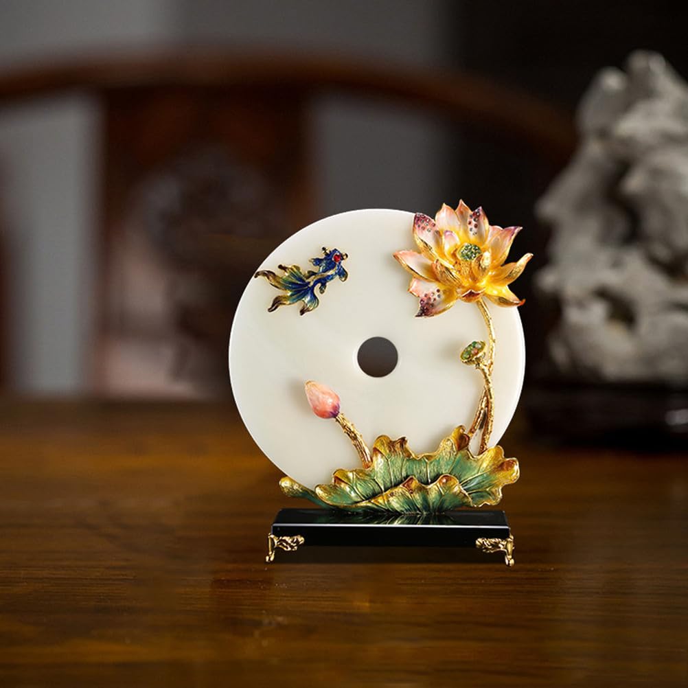 Ozdoby Feng Shui Bogactwo Figurka kolekcjonerska, klamra pokoju Fengshui Blat chiński pulpit Orientalny chiński tajemniczy wystrój Prezenty Świetne do uzdrawiania w domu lub biurze