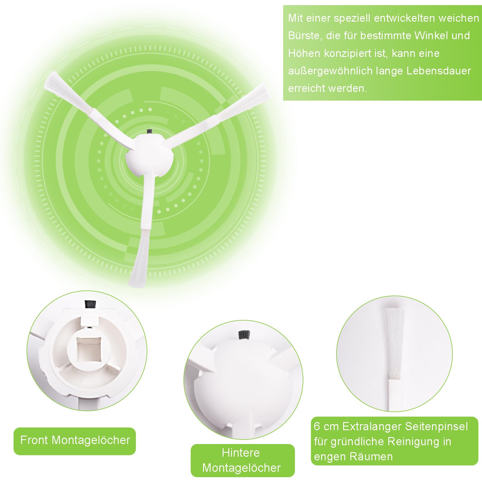 Fixbetter Kit Ricambio Per Xiaomi/Dreame Robot Aspirapolvere - Spazzole, Filtri, Panni E Sacchetti - Foto 9