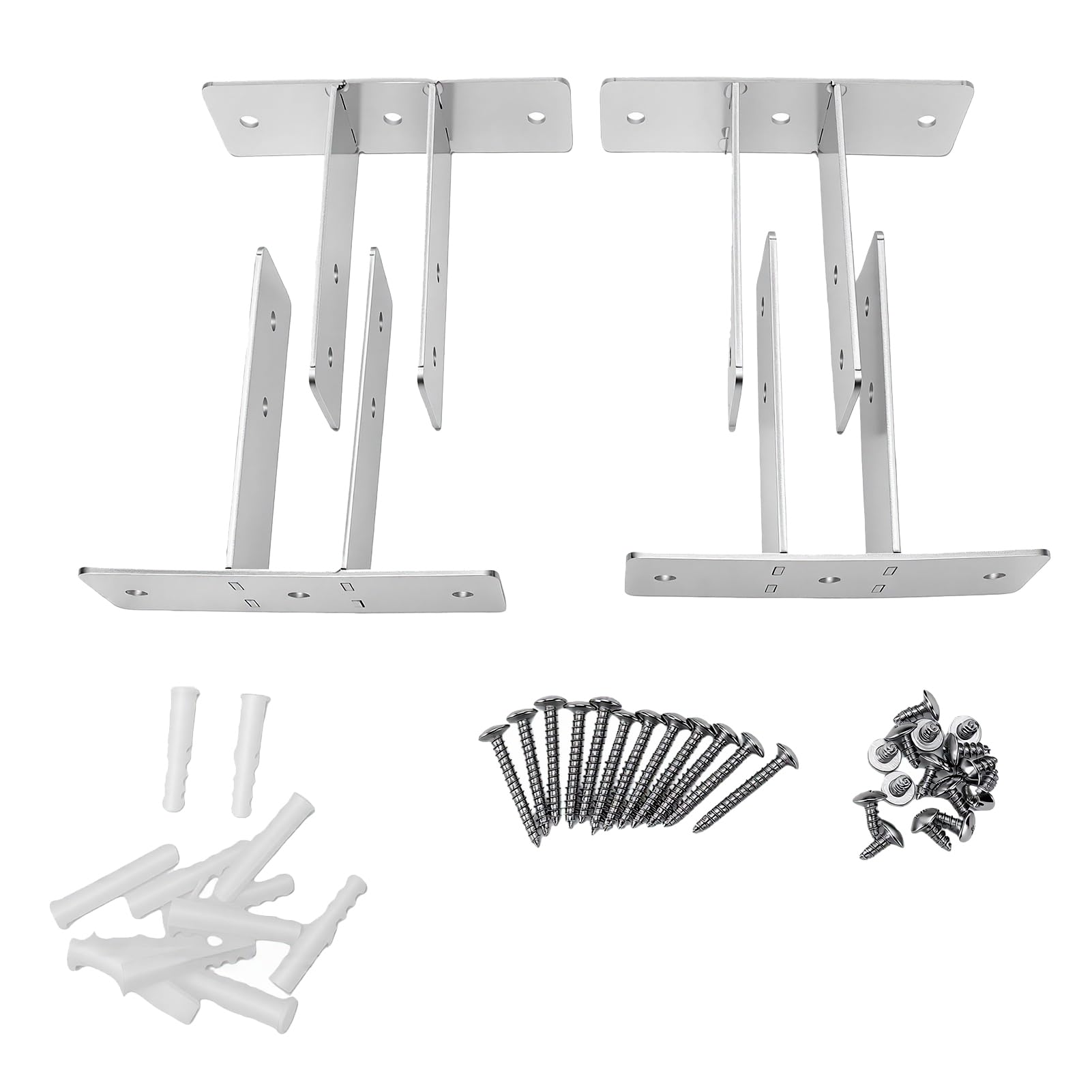 Cloisons pour urinoirs AUNMAS en acier carbone étanche pour panneau 2.5cm lot de 4