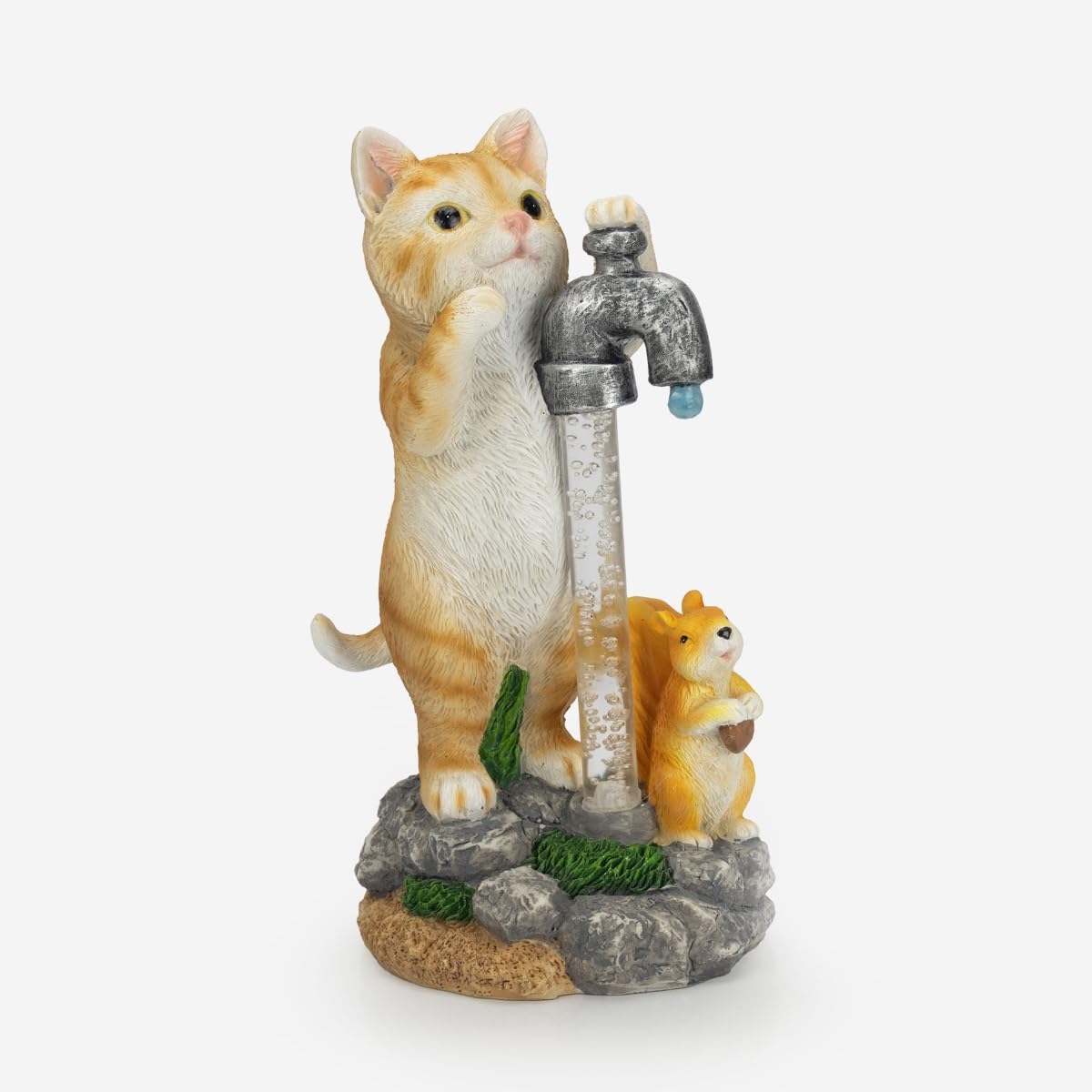 Healthy Living Direct Cat with Tap Solar Ornament