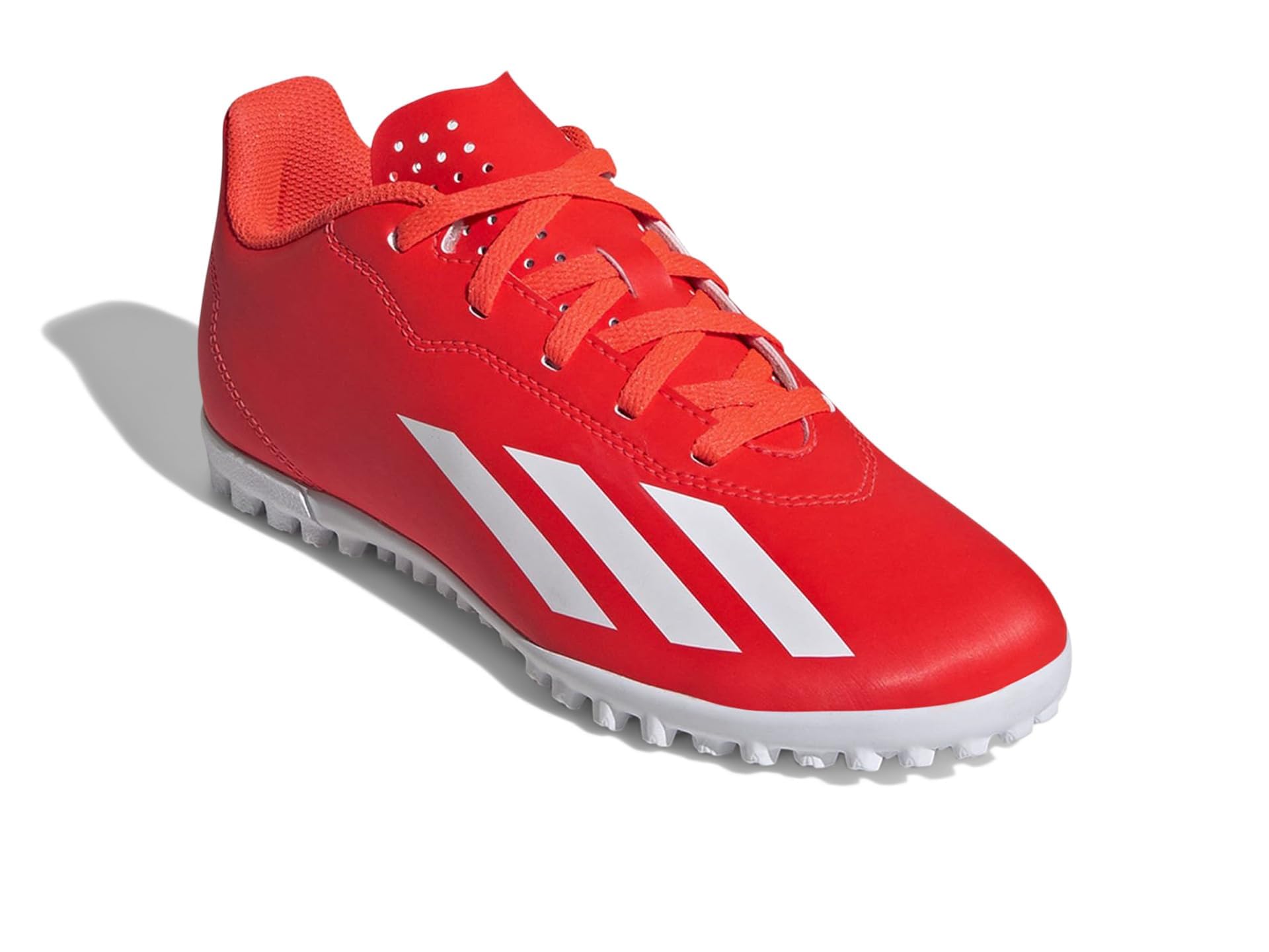 adidas Soccer X Crazyfast Club Turf (Little Kid/Big Kid) Solar Red/White/Team Solar Yellow 11.5 Little Kid M