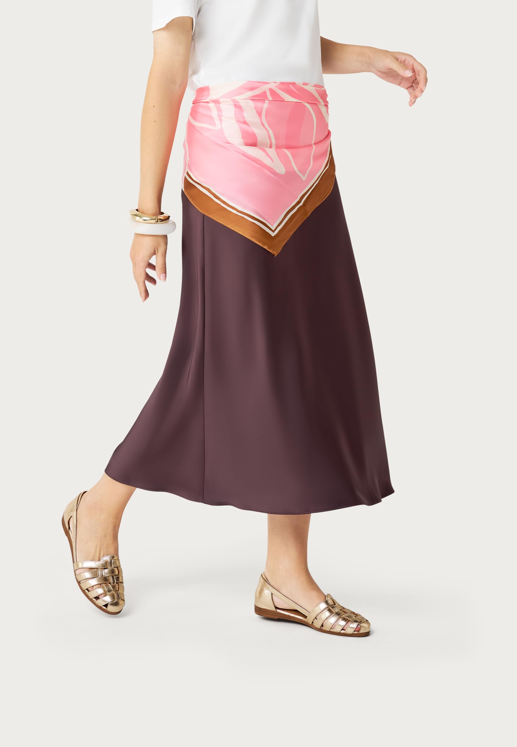 Frau - Ballerina ragnetto in Pelle Laminata