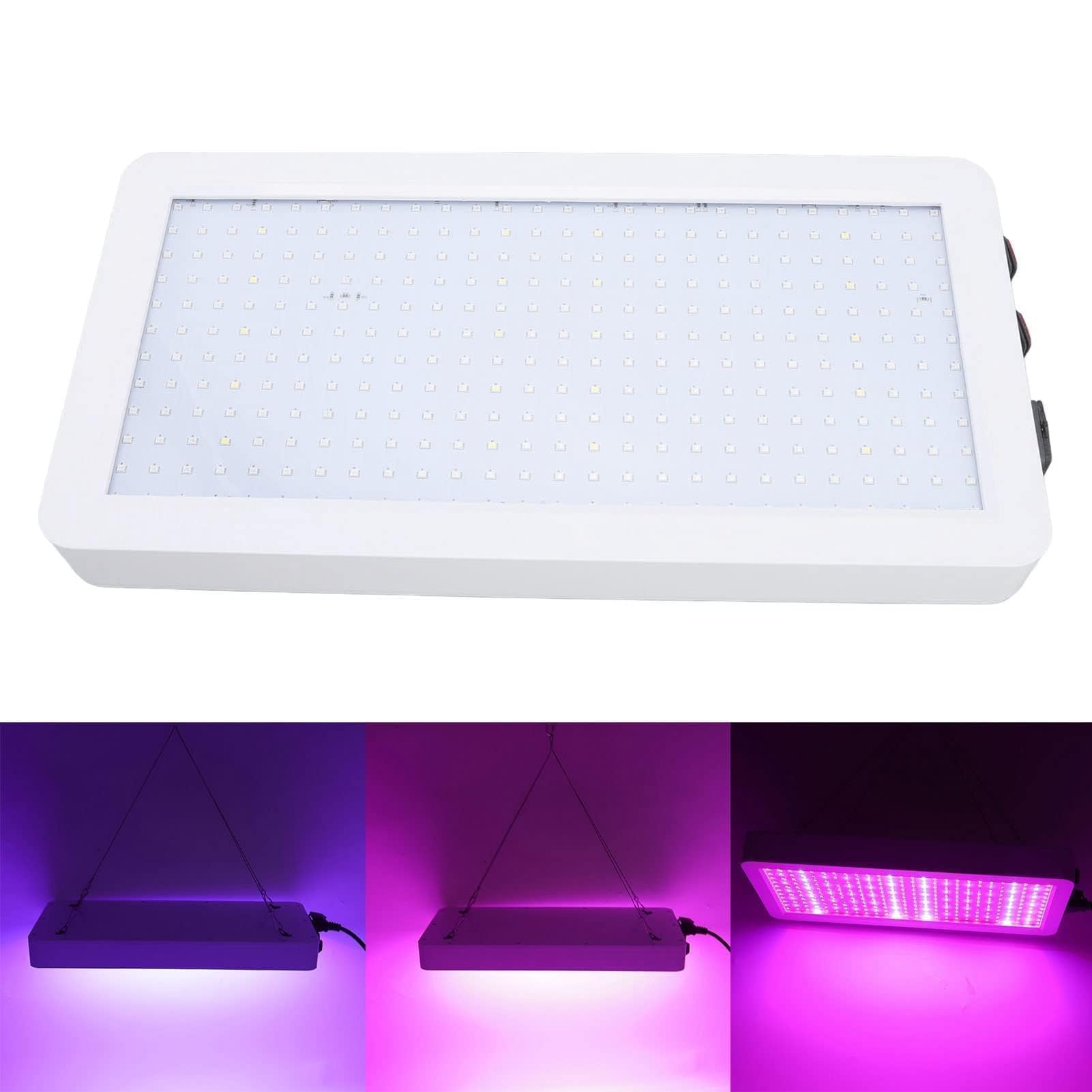2000W Grow Light LED Grow Light L¨¢mparas de Cultivo de Plantas Regulables L¨¢mpara de Cultivo Regulable de Espectro Completo para Inicio de Semillas Pl¨¢ntulas Verduras (Enchufe de