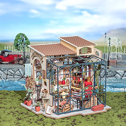 Kit fleur magasin modèle maison de poupée pour décorer un salon - 5
