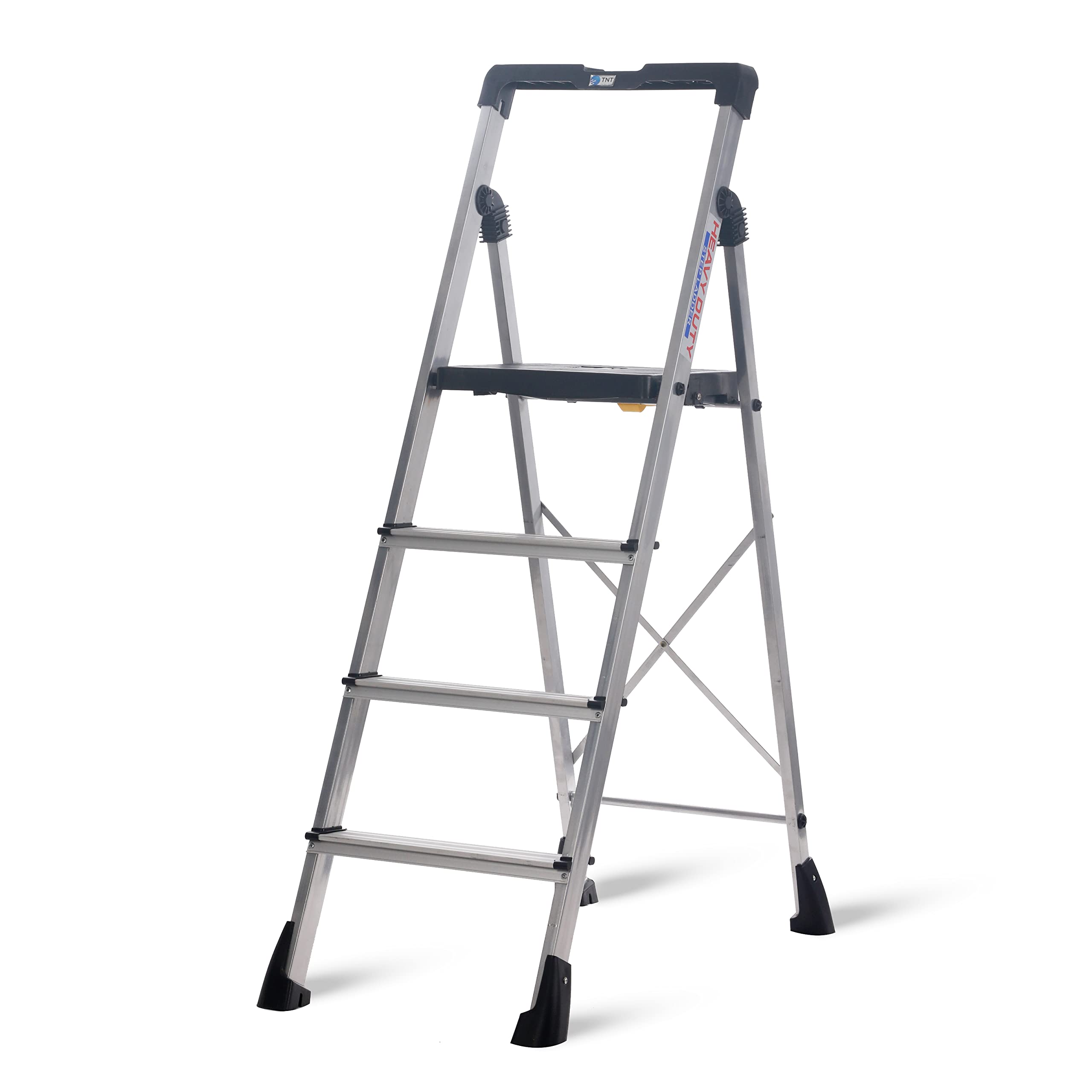 Buy TRUPHE Alair Foldable 4 Step Ladder for Home and Office Use
