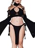 MOEFLAVOR Winter Fox Cosplay Lingerie Set - Cosplay Costumes for Women - Kawaii-Anime Outfits - Reg and Plus