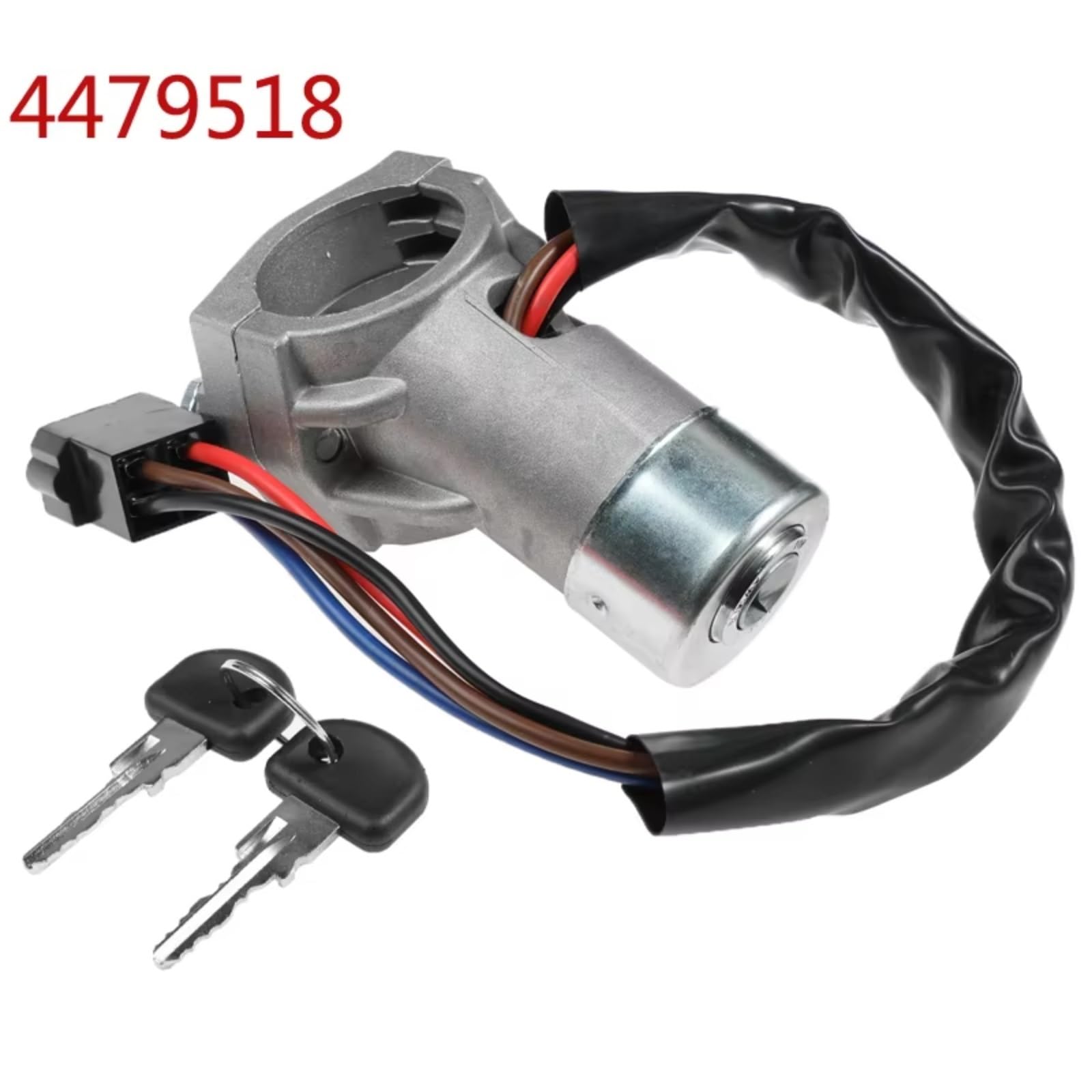 Bloccheto Accensione Compatibile Con Peugeot Per J5 Cilindro Serratura A Interruttore Di Accensione Set Due Chiavi Accessori Auto Parte 4479518