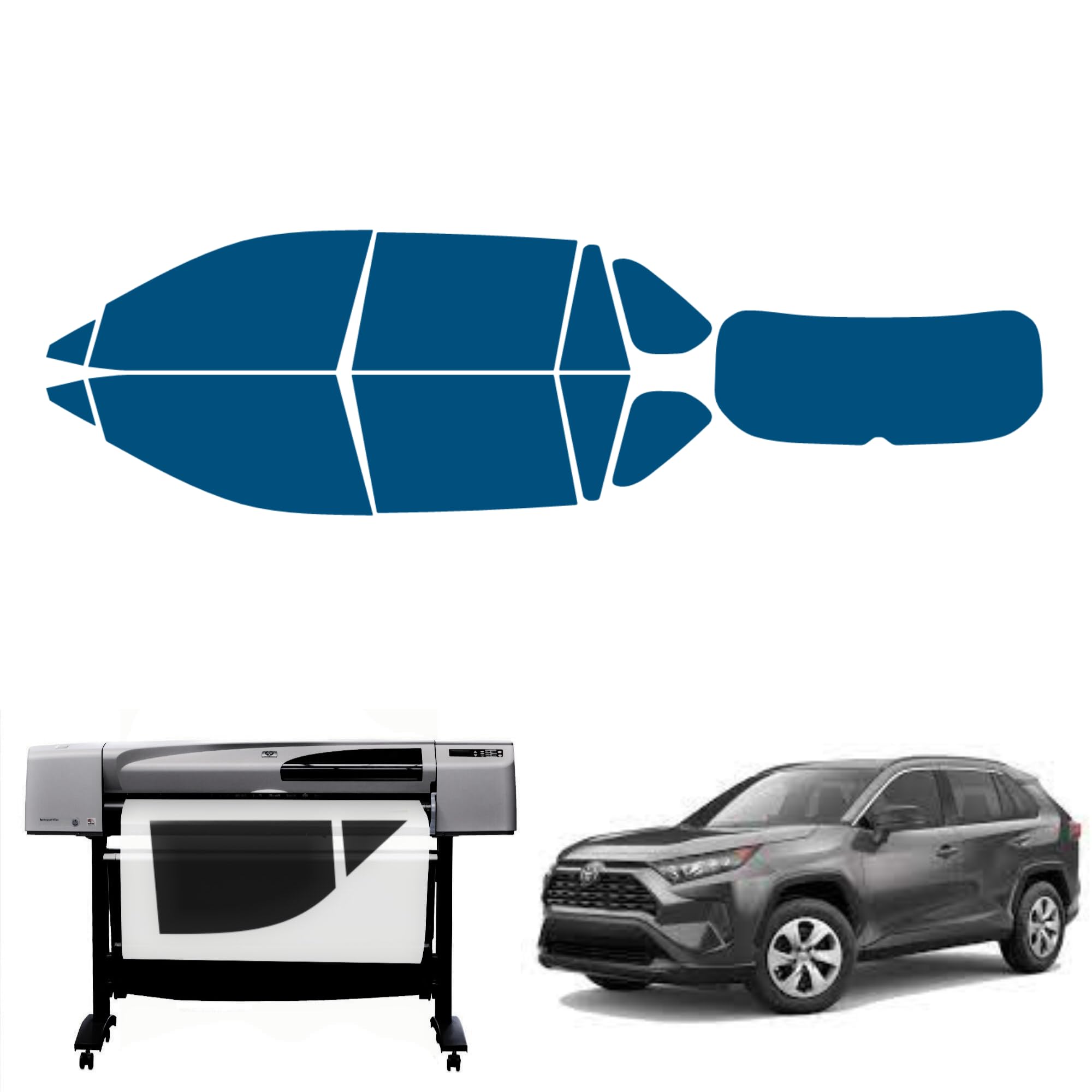 Buy 35% VLT Black Car Window Tint Film Pro Dyed 12" X 25' Roll UV Protection In Hogansburg, New - Foto 9