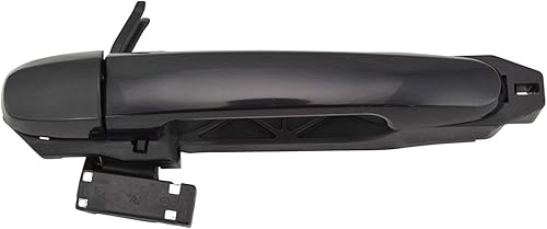 Miniatura 342 de TRQ Manija de la puerta exterior trasera izquierda del lado del conductor negra compatible con Honda Civic 2001-2005