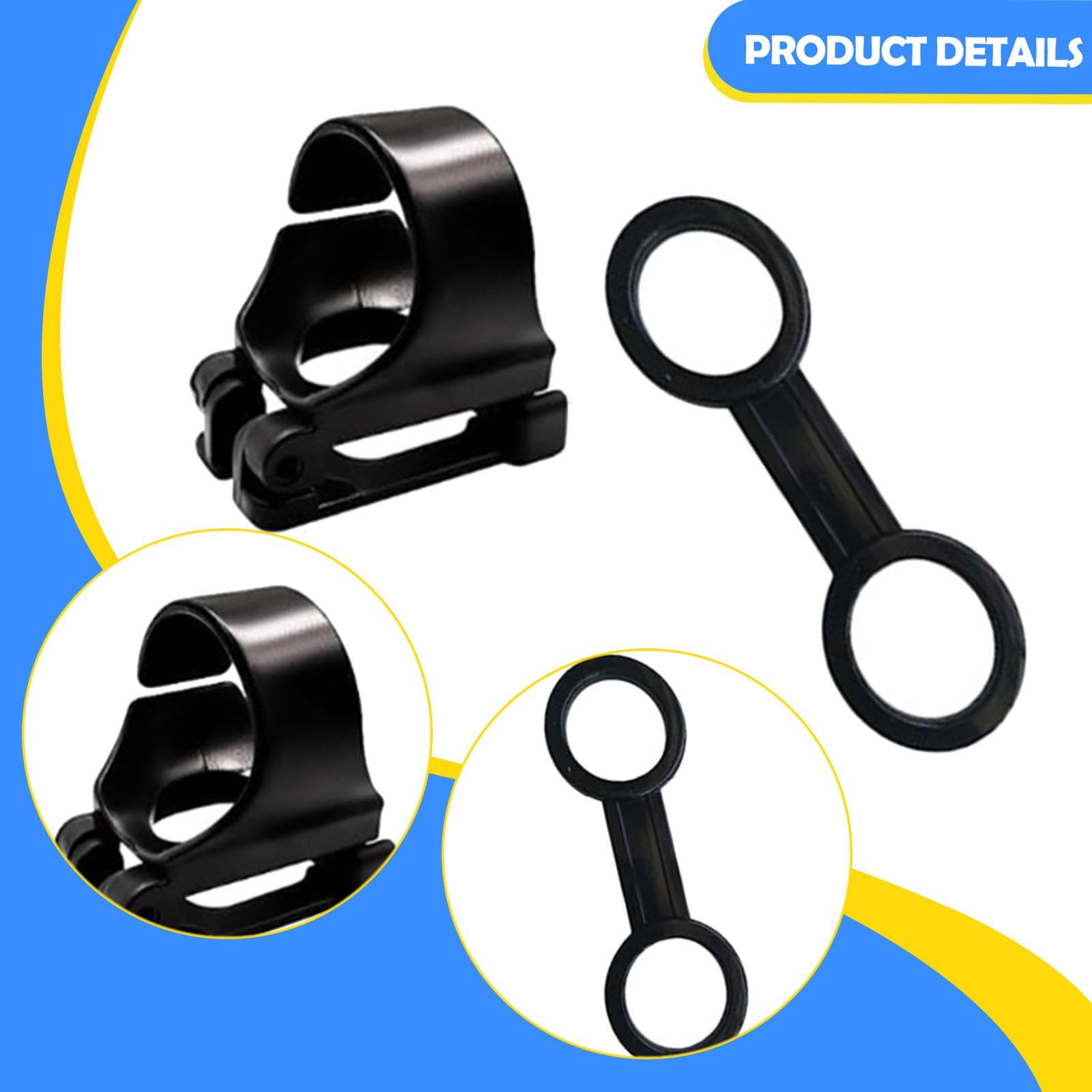 Perfeclan 8 Clips de Fixation pour équipement de plongée sous-Marine et de Snorkeling, Accessoires de Sports sous-Marins, Supports pour Tuba et Tuba