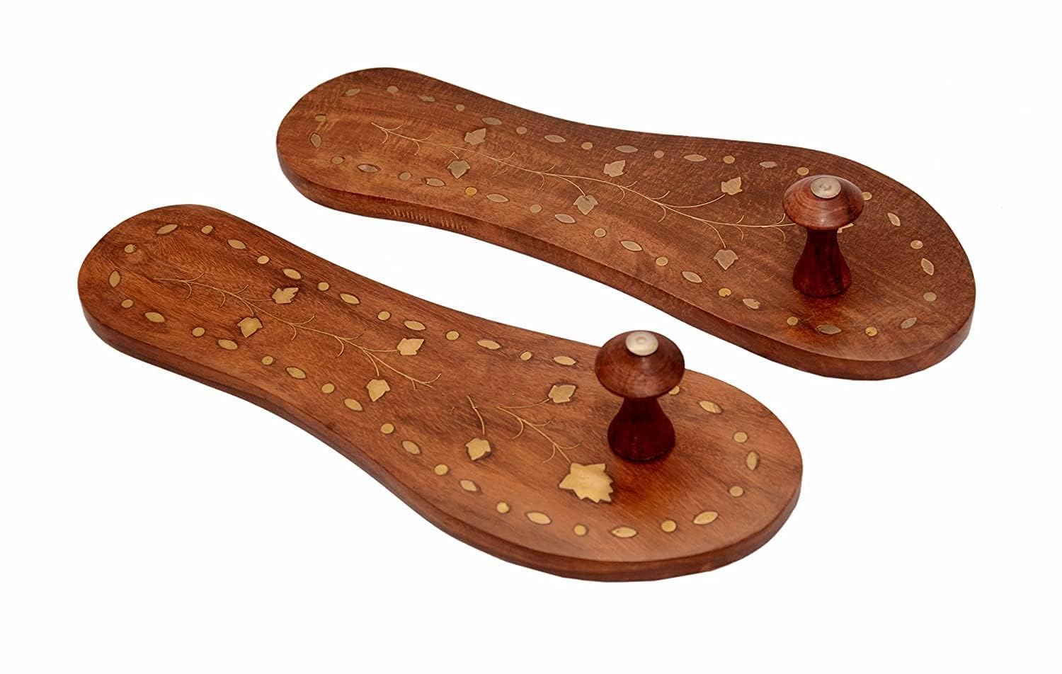 AR Handicrafts Unique Design Wooden khadau for Temple/Chappal Slipper for Mens & Womens (B0CXN2R4HL) Amazon Price History, Amazon Price Tracker