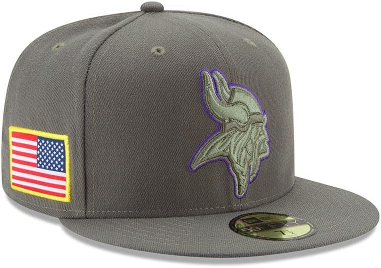 New Era59Fifty Cap - Salute to Service Minnesota Vikings