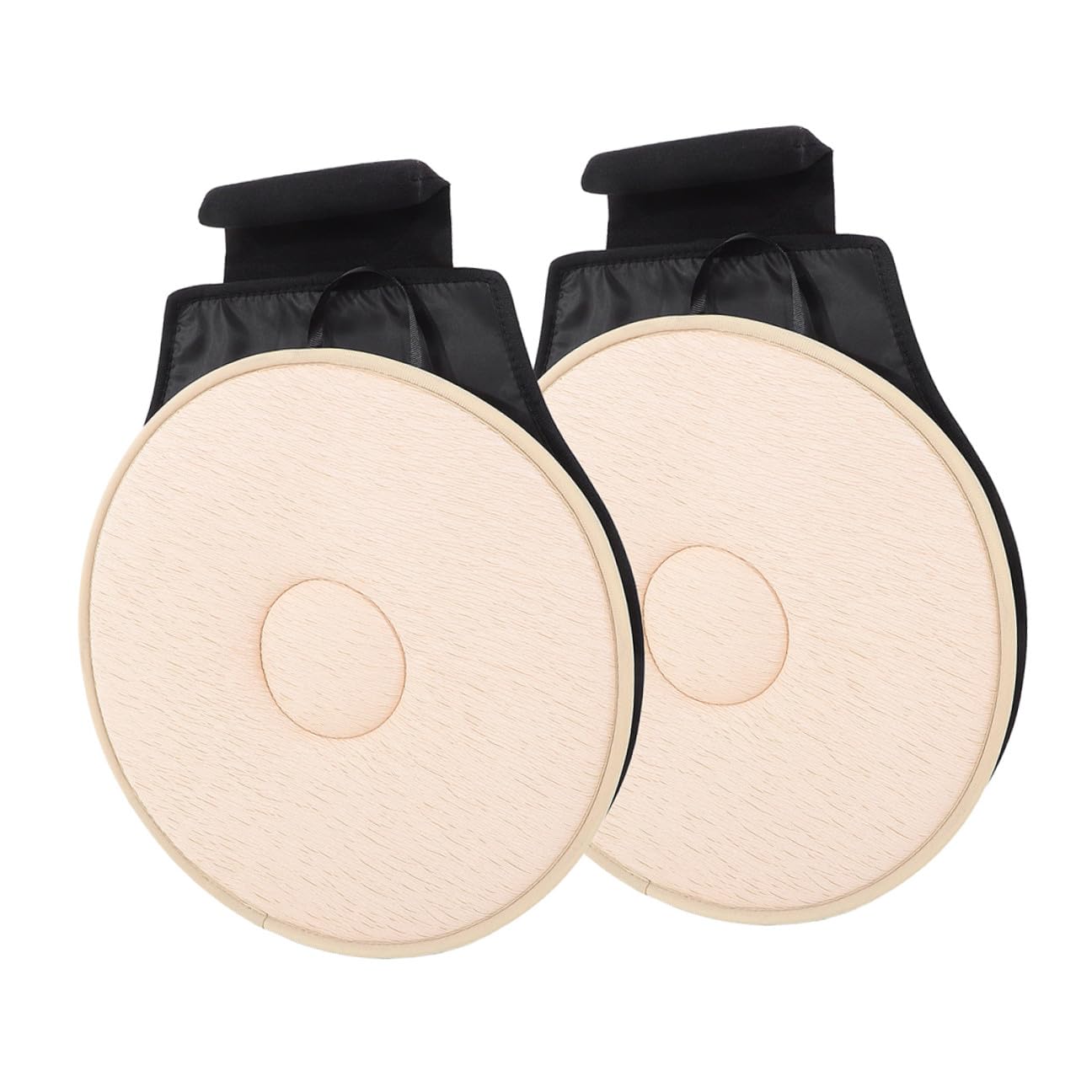 SHINEOFI Cojín de Asiento Giratorio para Coche Función 360 Grados, 2 Unidades Ergonómicas para Personas Mayores y Mujeres Embarazadas, Anillo Simple para Mayor Comodidad