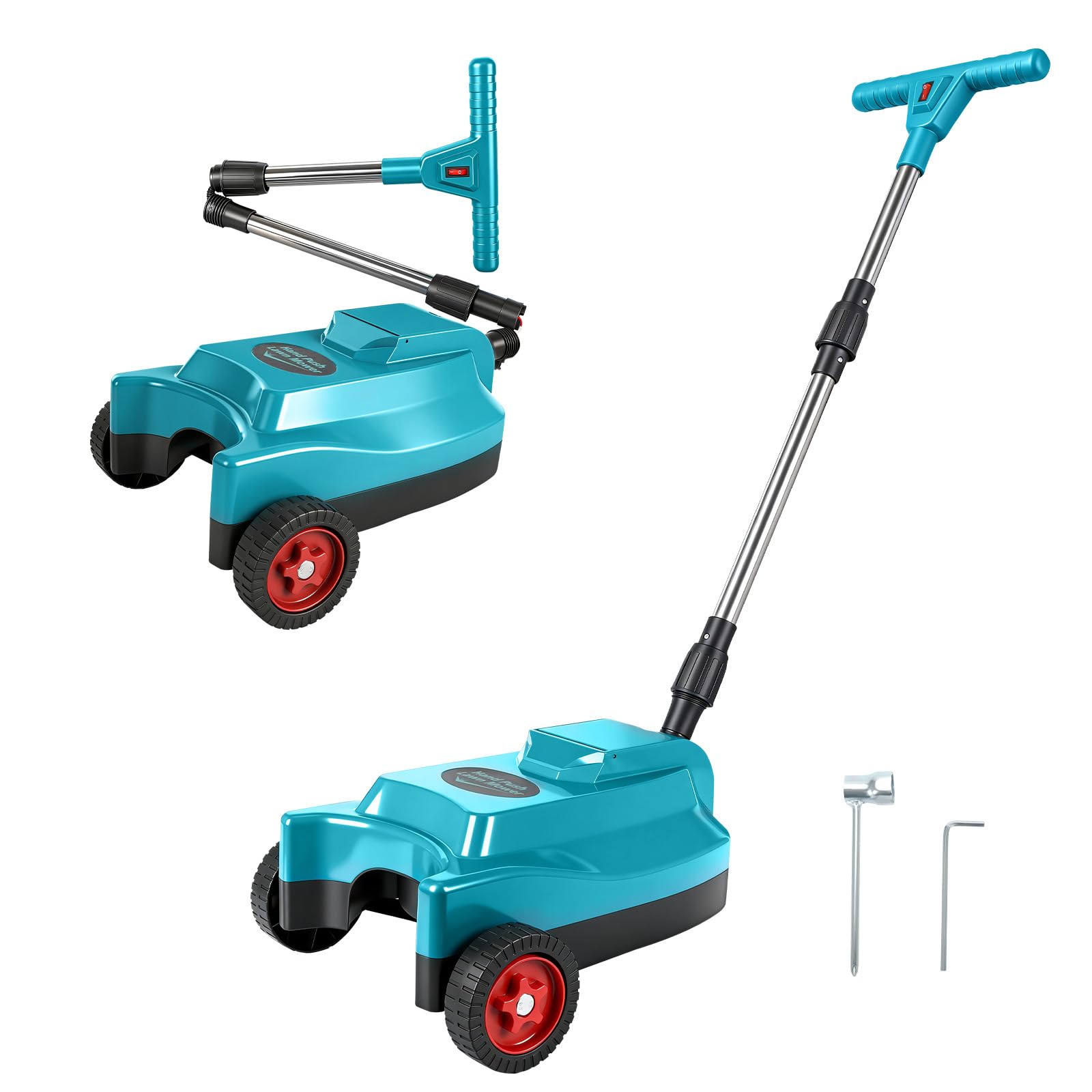 Akumulatorowa kosiarka do trawy Makita 18 V, szerokość cięcia: 23 cm, 3 regulowane wysokości cięcia, bezszczotkowa kosiarka akumulatorowa, do trawników o powierzchni do 50 m² (bez akumulatora