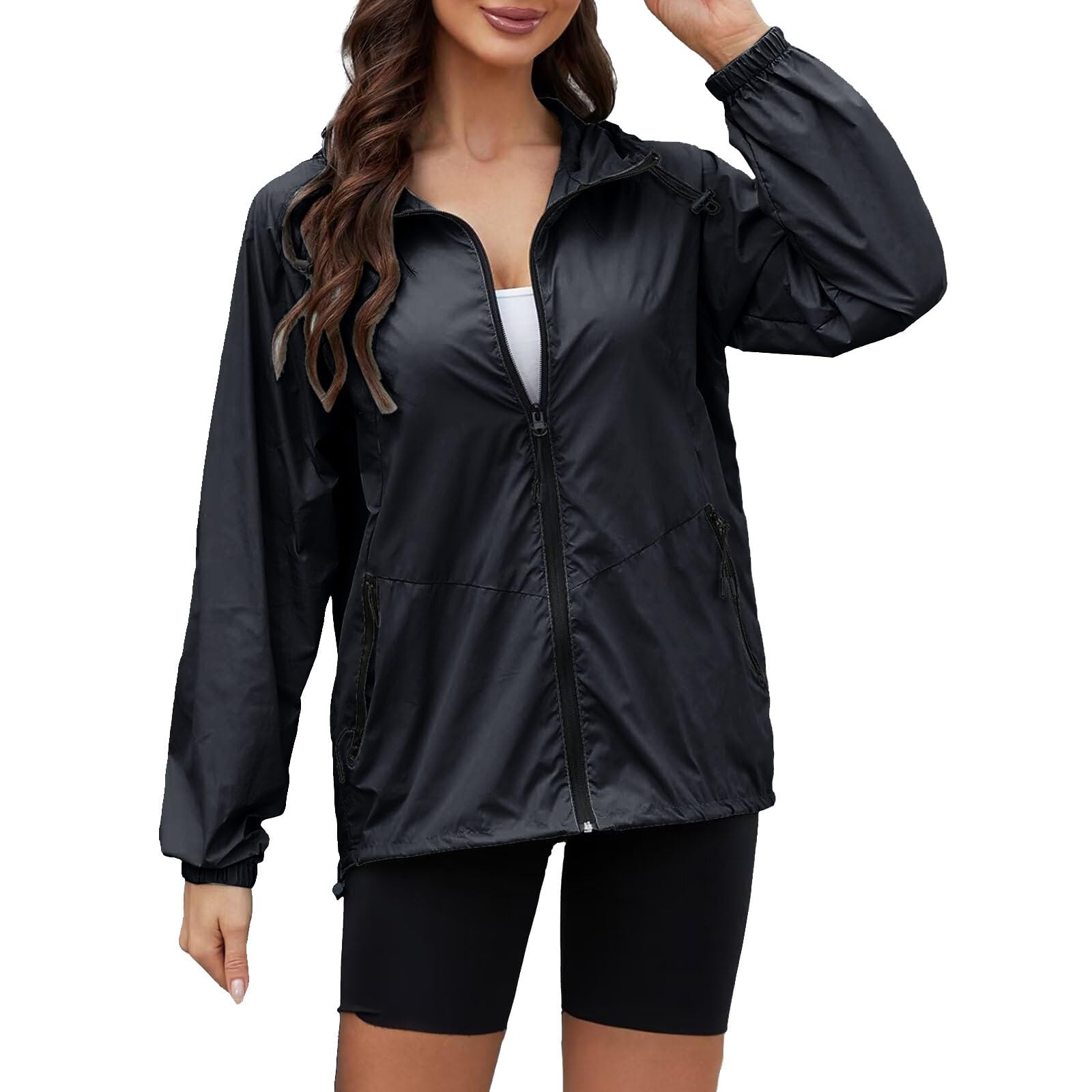 Giacca Antivento Rigida Da Donna Per L'Arrampicata All'Aperto, Autunno E Inverno La Stoffa Del Bici Trench Impermeabile Regenjacke Damen Running Jacket Termica Trekking Giubbino Giacche
