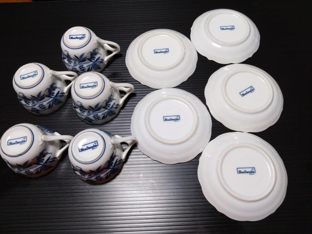 Amazon.co.jp: Blue Danube ブルーダニューブ カップ＆ソーサー 5客 