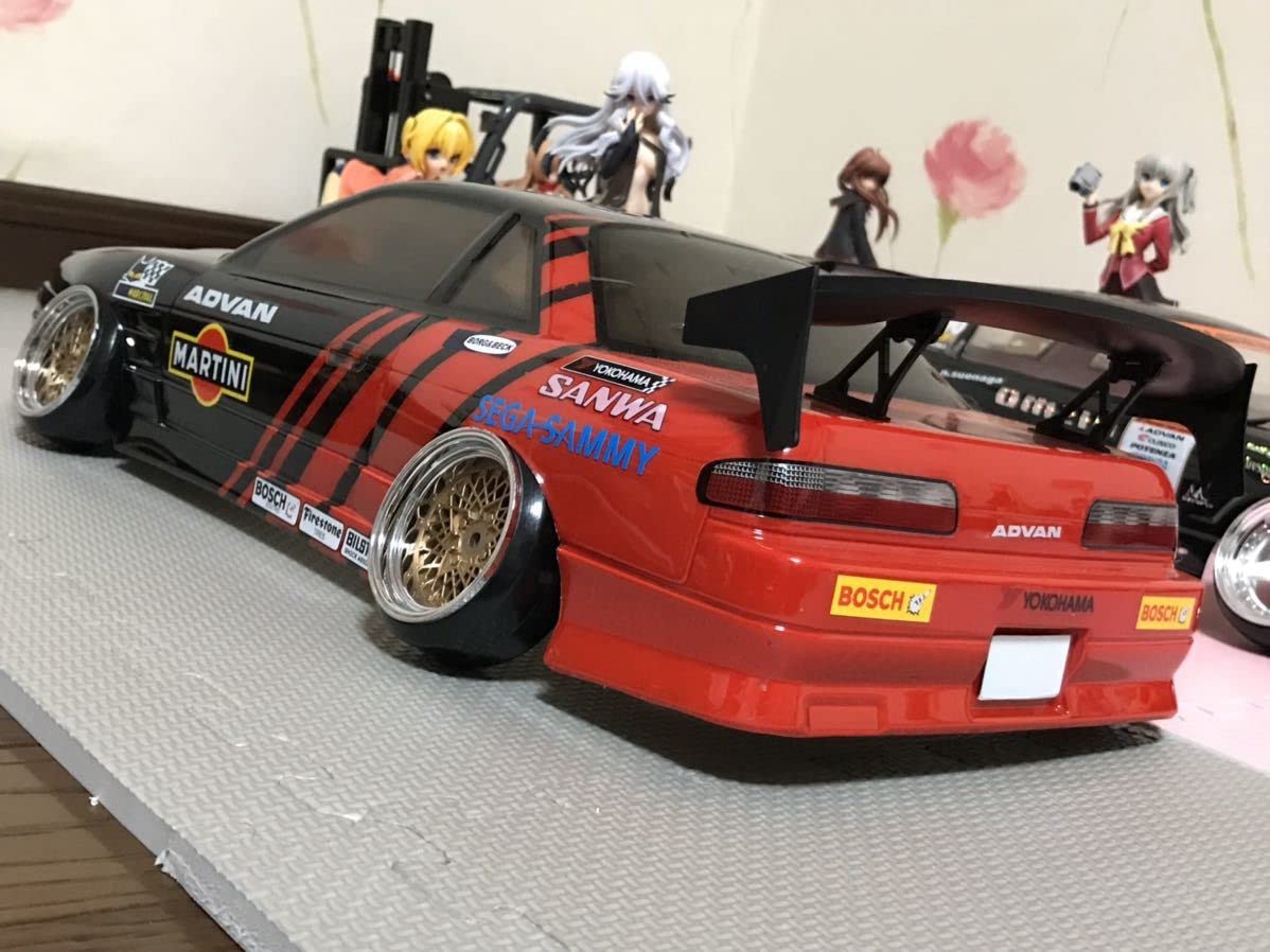 Amazon.co.jp: 1/10 日産 ワンビア S13 アドバン ラジコン ボディ 