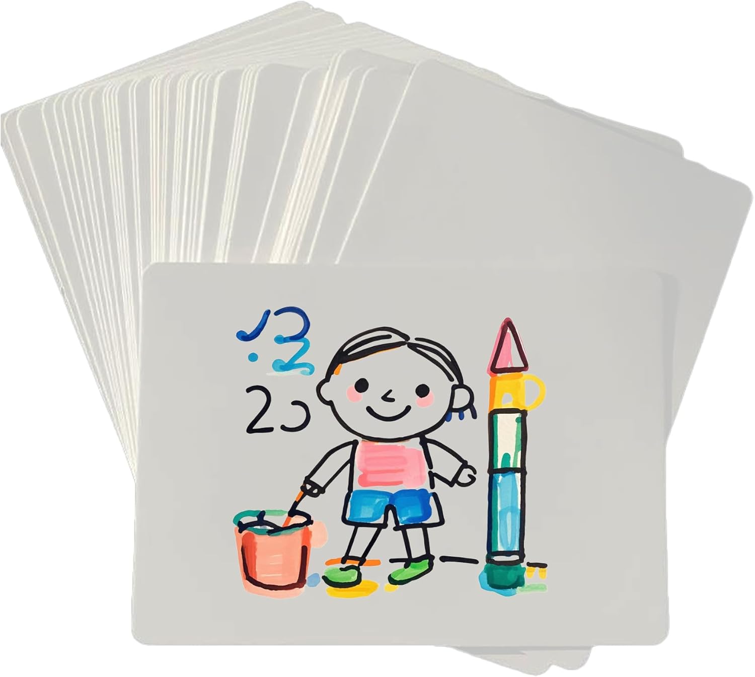 Blank Playing Cards to Write on, Poker Size 2.5 x 3.5 Inches, 216PCS, 4 Packs x 54 - Blank Playing Cards Printable, Customizable Deck for Gift, DIY Game