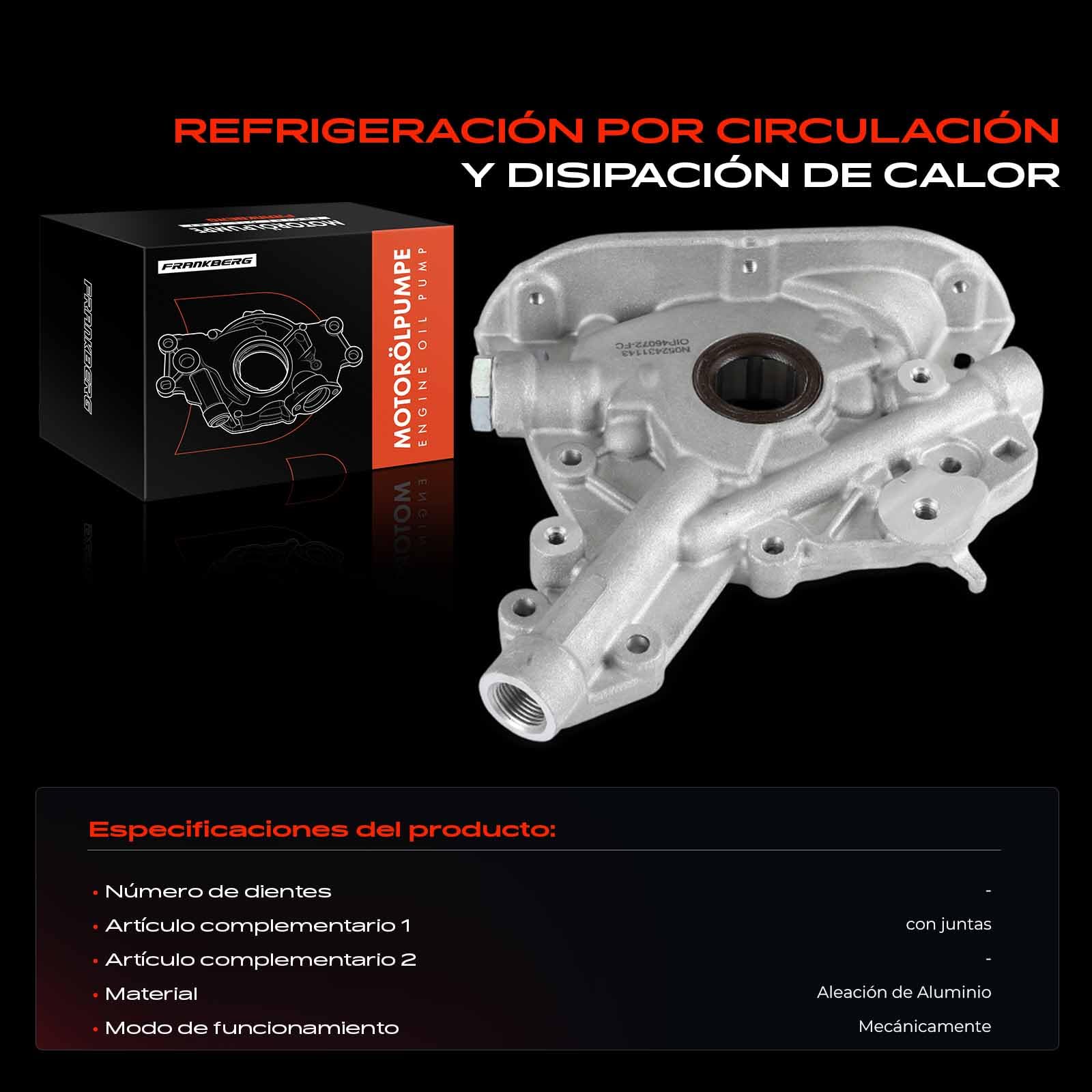 Frankberg Bomba de aceite de gasolina 729029010