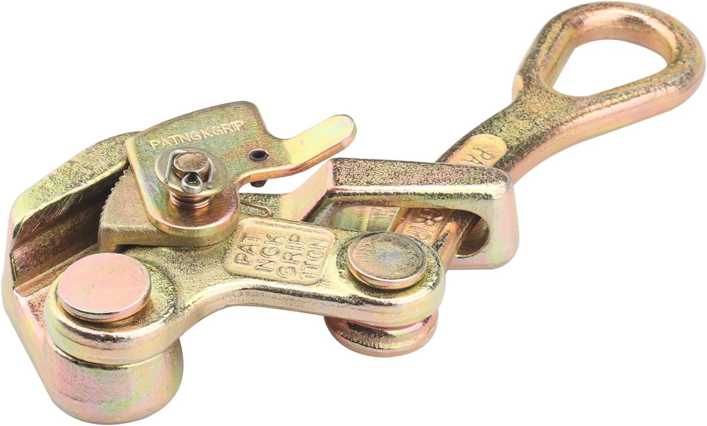 1 PCS Cable Grip Steel Wire Puller 1 Ton 2210lb Pulling Load Cable