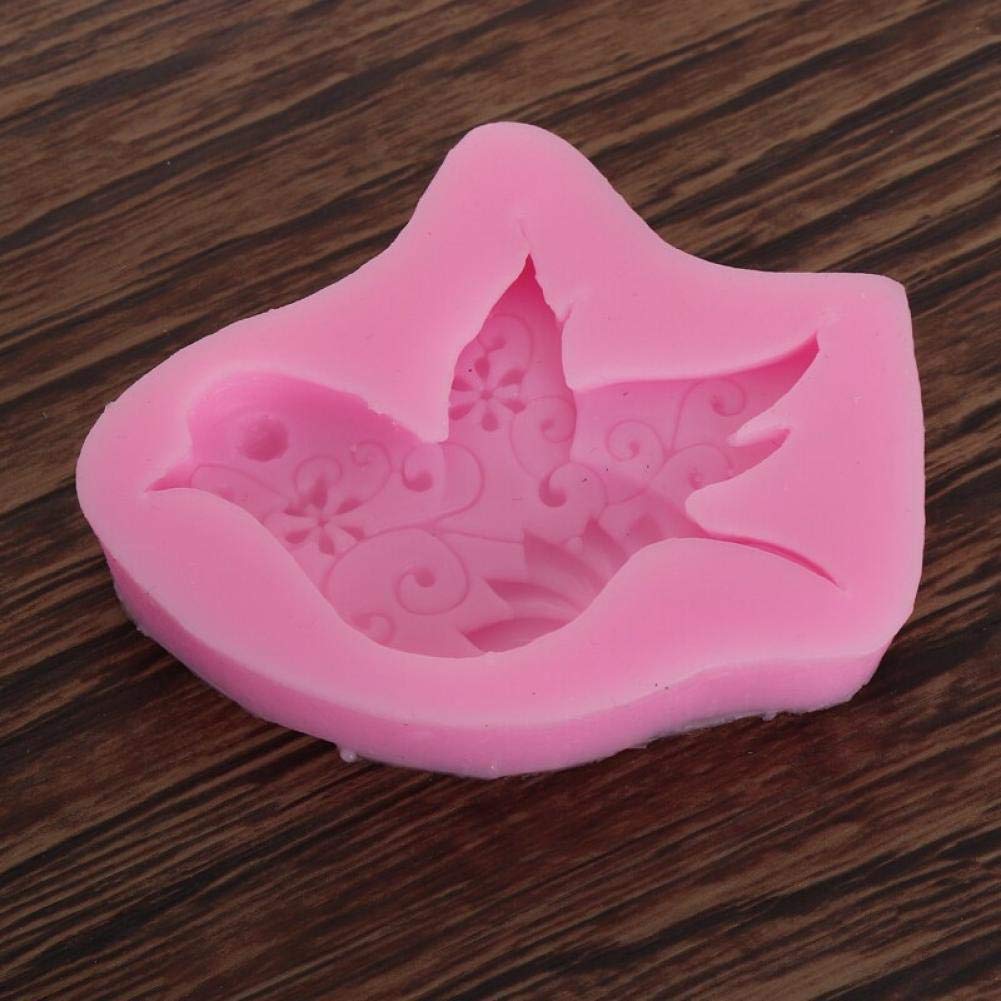 Bontannd Silicone Magpie Bird Cake Sugarcraft Mold Kitchen Diy Bird Shape Fondant Decor Mould Reuable Cake Cookies Baking Tool