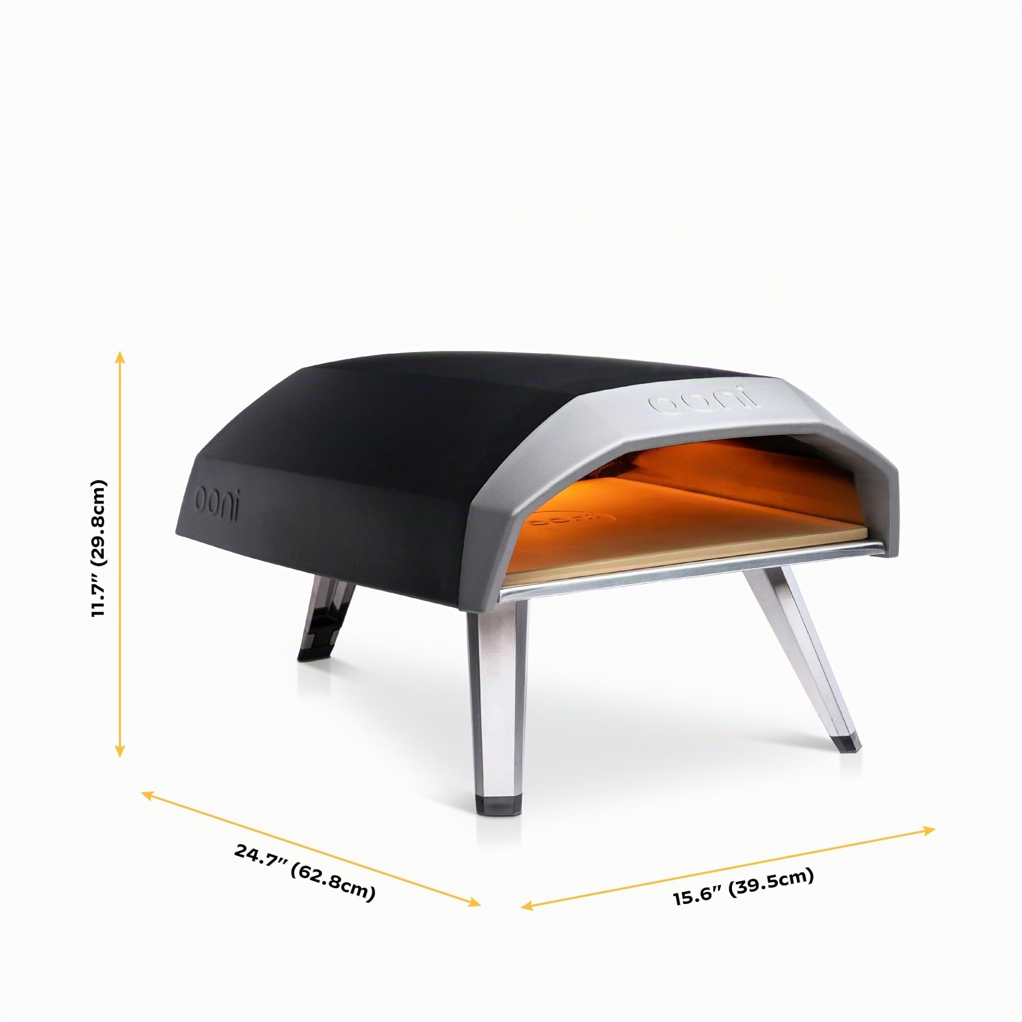 Ooni Koda 12 Horno de Pizza de Gas – 37 mbar de propano al Aire Libre, Horno de Pizza portátil para Fuego y Pizzas de 12 Pulgadas - (FR|UK|IE - 37 mBar)
