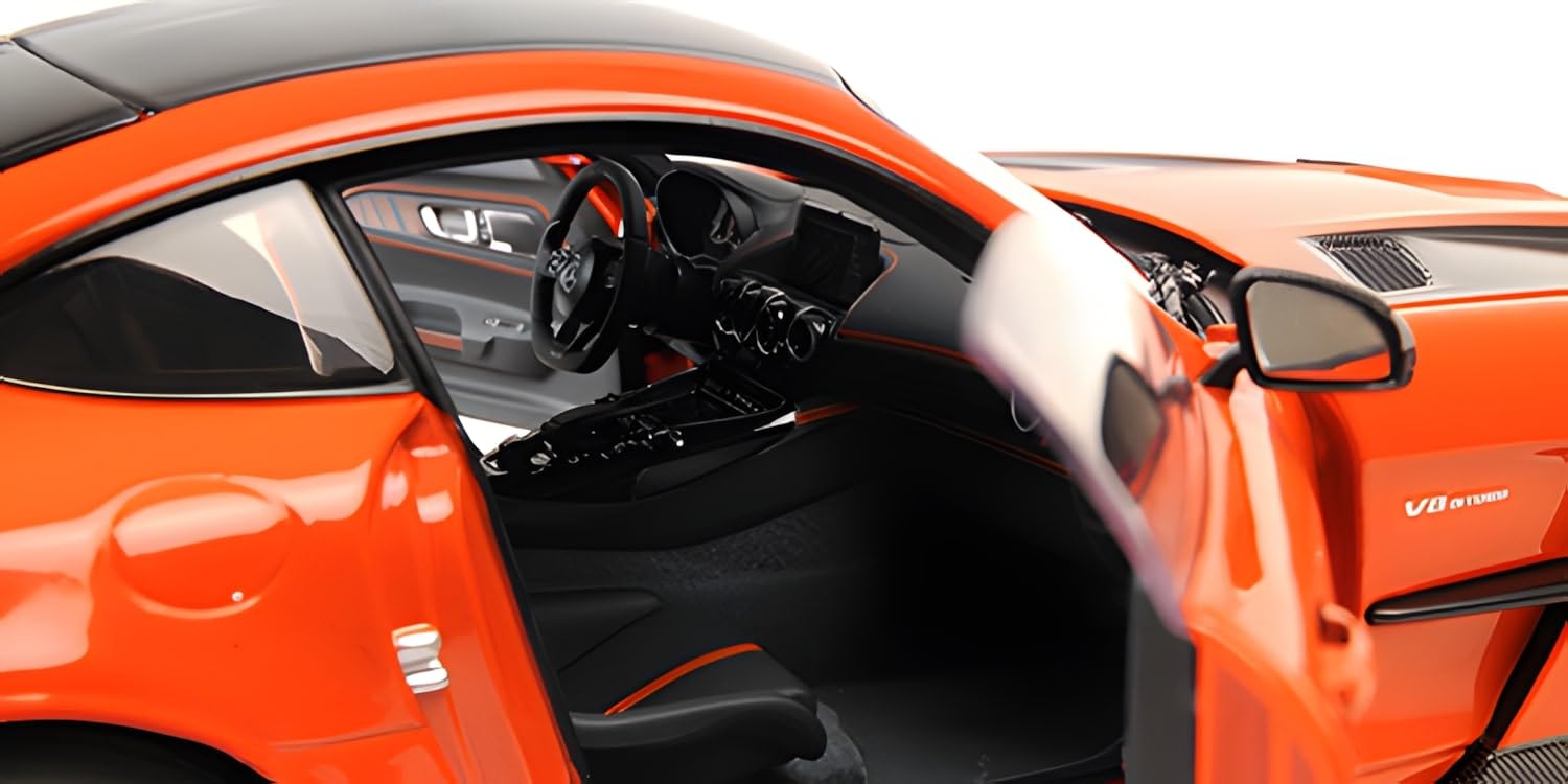Minichamps 110032024 - Mercede. A-M-G GT Black Series Orange with Silver Wheels 2021 - maßstab 1/18 - Modellauto