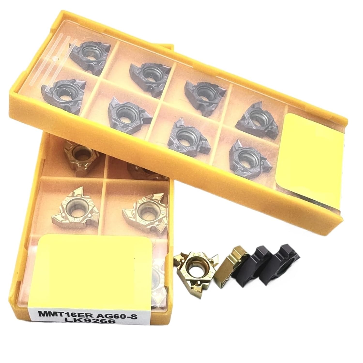 Lathe bits Cutter Inserts MMT16ER AG60-S VP15TF 16ER AG60-S Thread Turning Tool Carbide Insert Lathe Turning Insert(16IR AG60-S LK9266)