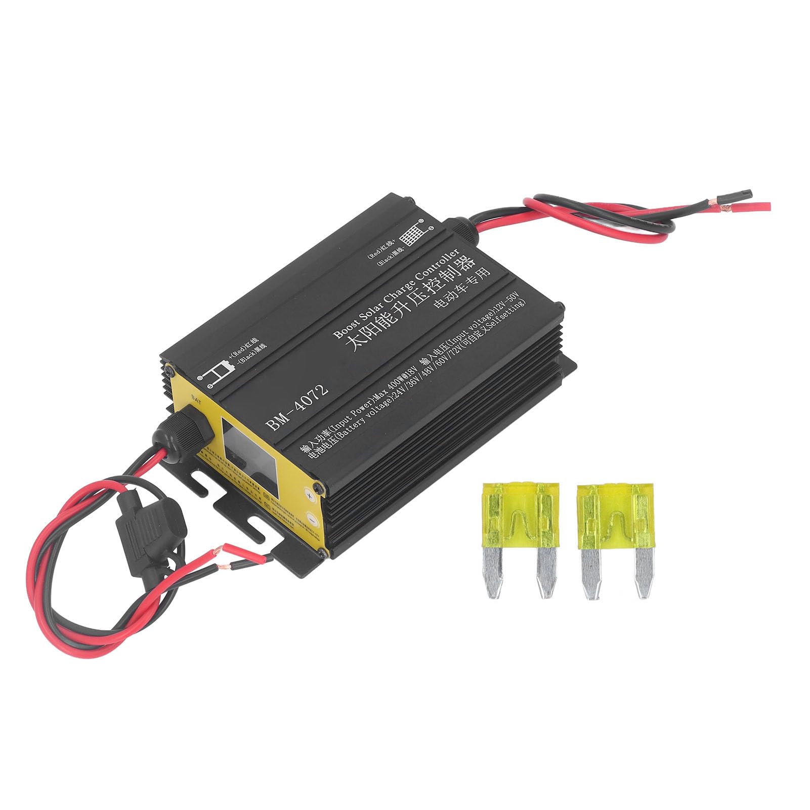 Amazon.co.jp: BTC(に住む) MPPT ソーラーブーストコントローラー ソーラーパネル充電レギュレーター 24V 36V 48V  60V 72V バッテリー用 電気自動車バイク 12‑50V 400W : DIY・工具・ガーデン