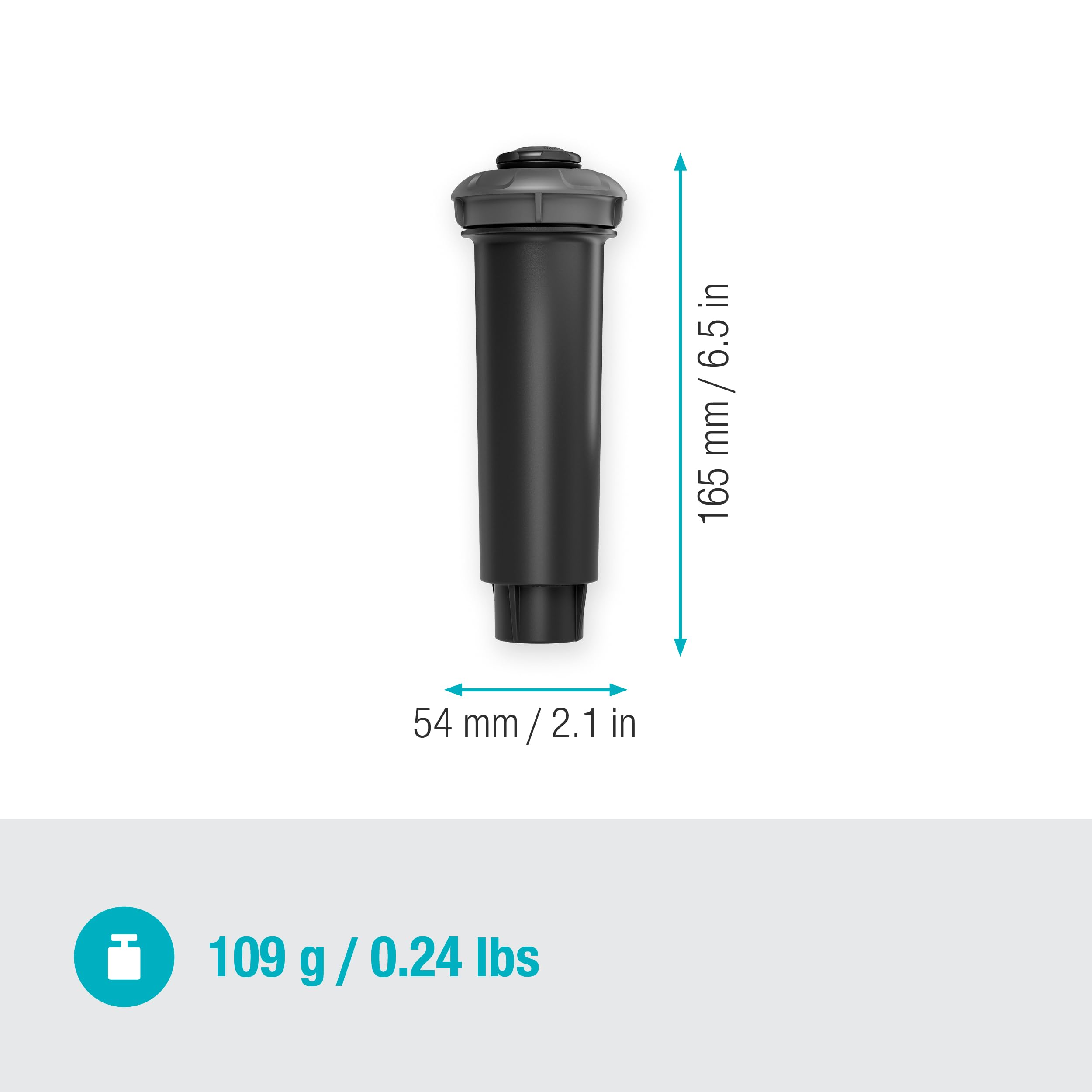 Gardena Sistema aspersores emergentes MD80: Sistema de riego emergente para céspedes medianos de hasta 80 m², Alcance de 3,5-5 m, con Boquilla giratoria, Rosca Interior de 1/2 pulg. (8232-20)