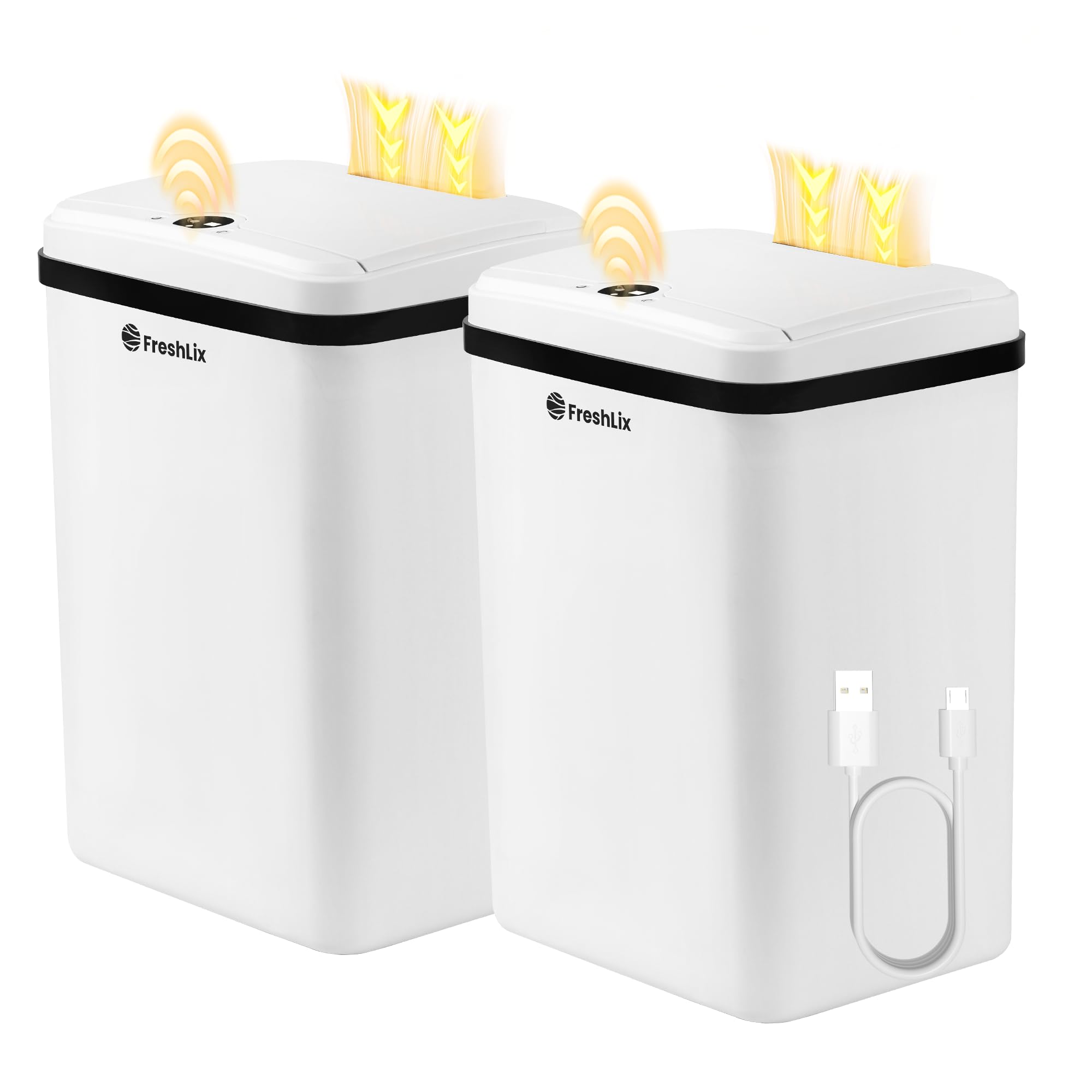 Automatic Motion Sensor Trash Can – 18L Touchless Kitchen/Bathroom Garbage Bin With Sealing Lid (Battery Powered) - View #5