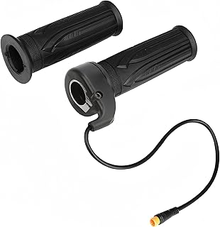 Ebike Throttle, 20X Full Twist Throttle for Ebike, Electric Bicycle Scooter Handlebar for Conversion E-Bikes or Scooters, ...