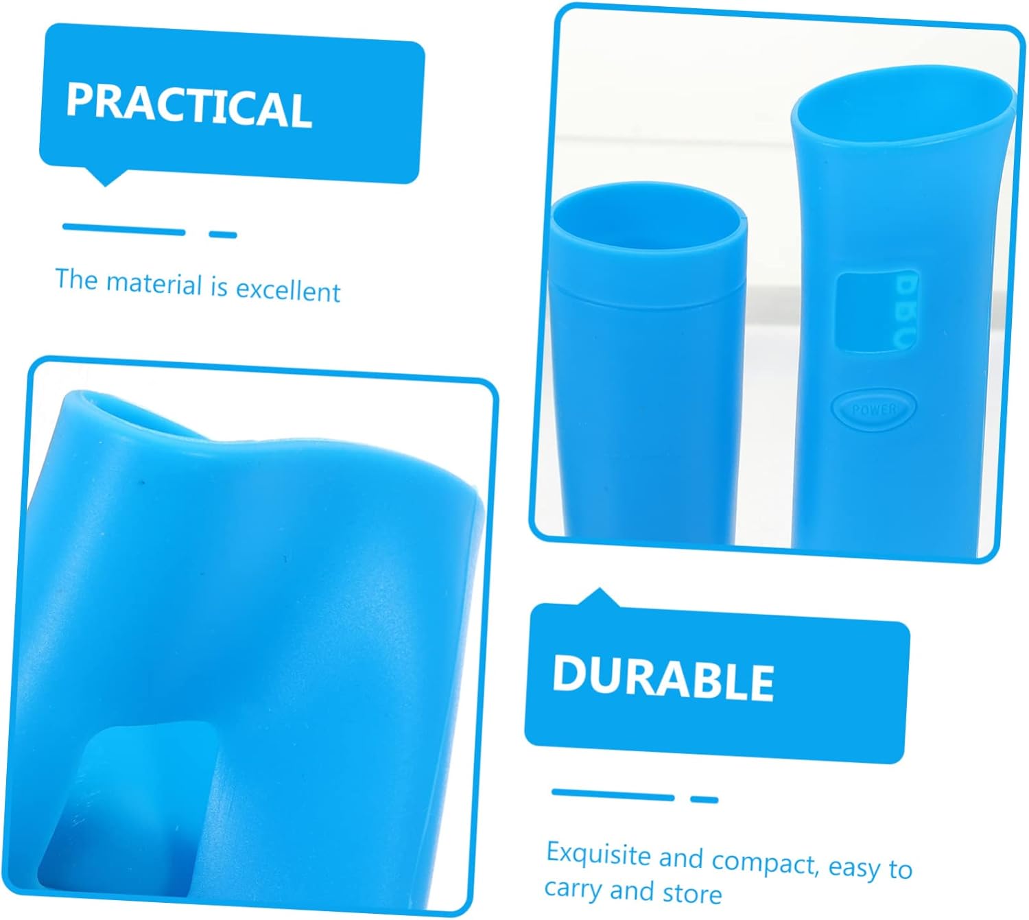 FAVOMOTO 4sets Full Silicone Microphone Protector Cover Durable -Slip Silicone Sleeve for Mic Handle for Ktv Stage Performances and Home Parties