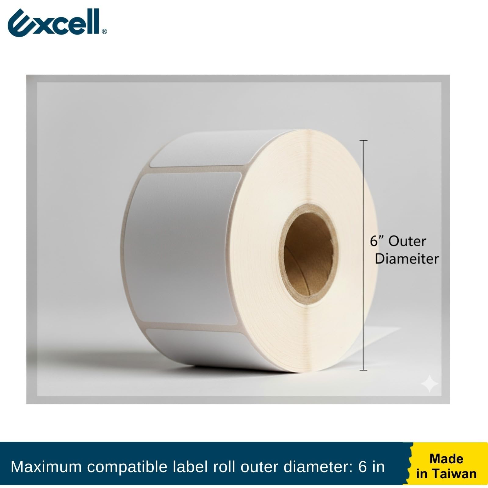 Excell Distributeur d’étiquettes de table, 165 mm
