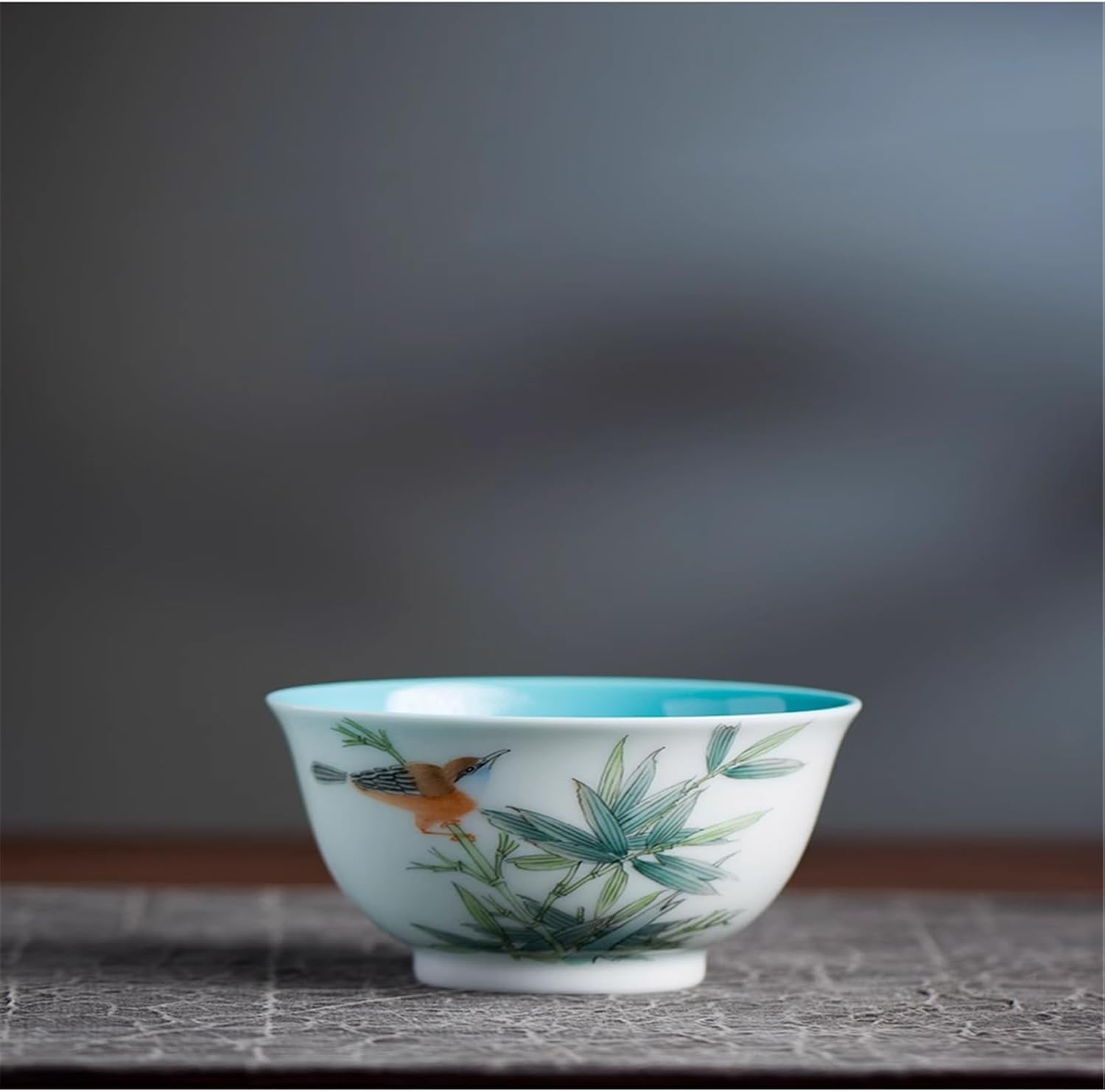 Hand-Painted Pear Host Cup - Full-Handmade-style4