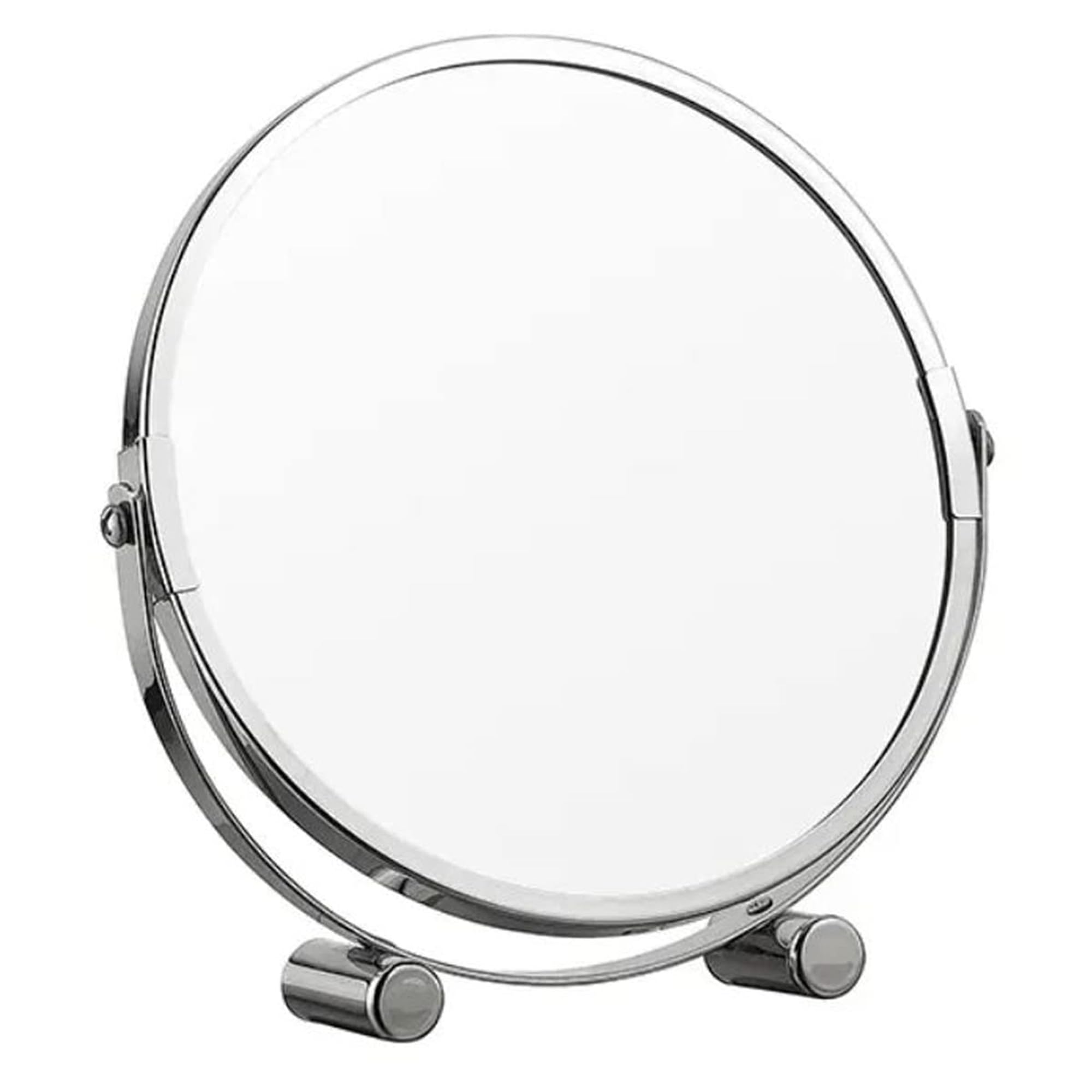 SIBY Makeup Mirror with Magnification | Double Sided Tabletop Vanity Mirror with 1X x 5X |360 Degree Cosmetic Desktop Mirror with Stand for Living Room-picture-30