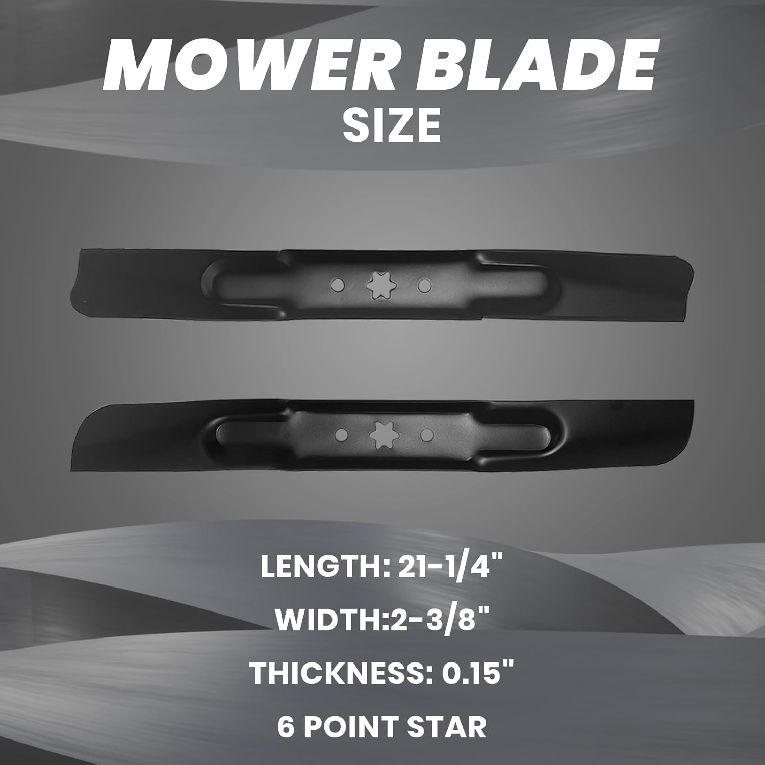 942-04308 High Lift Mower Blades, Compatible with Troy Bilt Bronco Pony Mustang 42 inch Lawn Mower Cub Cad et 42" Deck Riding Mower RZT42, Replaces 742-04312 942-04312, 2 Pack