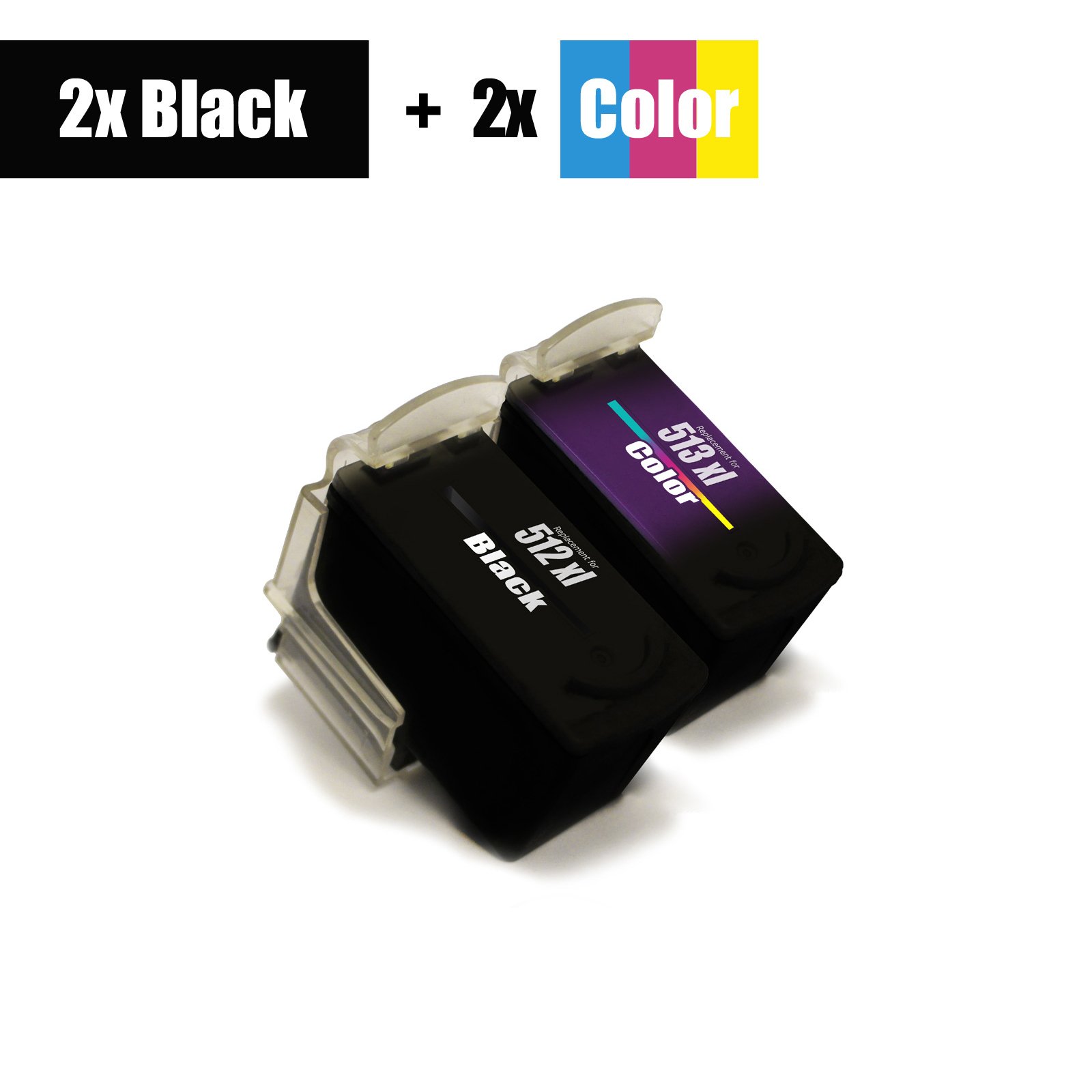 Asus A320m-K Cartucce Originali Canon PG-510/512 Nere E CL-511/513 Colori - Per PIXMA MP280, MX320 E Tantissimi Altri! Cartucce Genuine Stampante - Foto 12