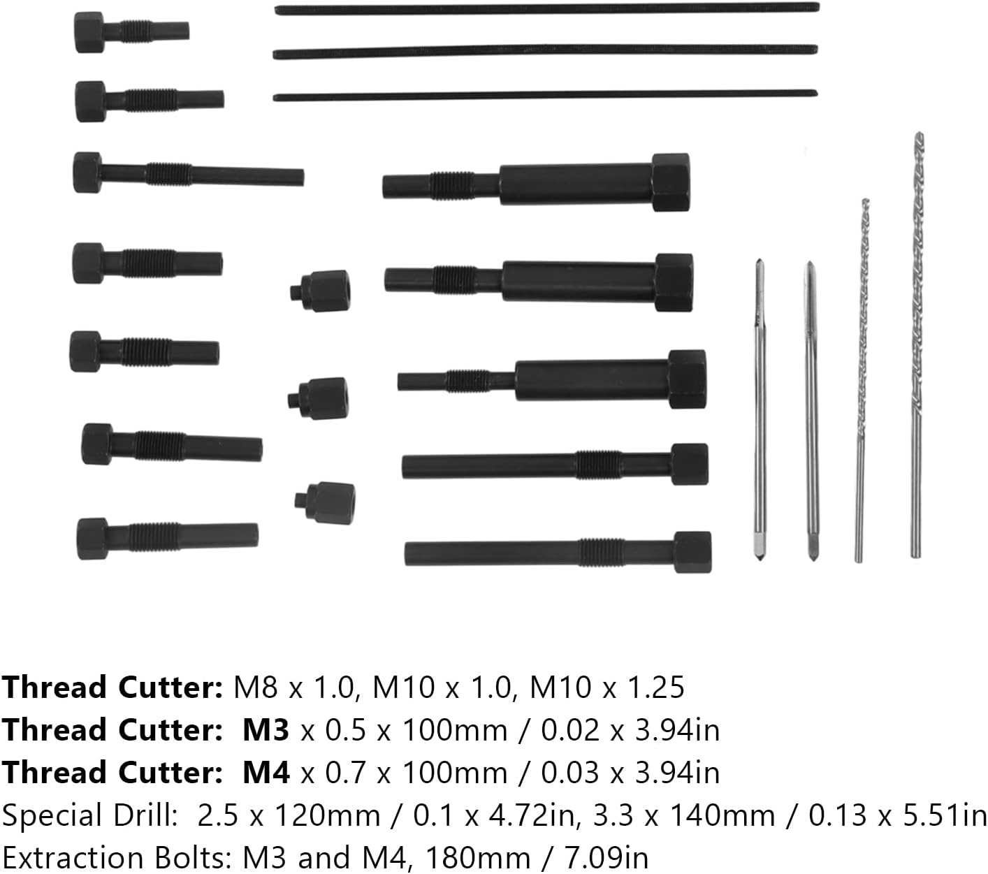 Glow Plug Remover Kit, 22Pcs Glow Plug Remover Extraction Removal Tool Set Kit with Storage Box Glow Plug Removal Tool Set, automotive puller sets