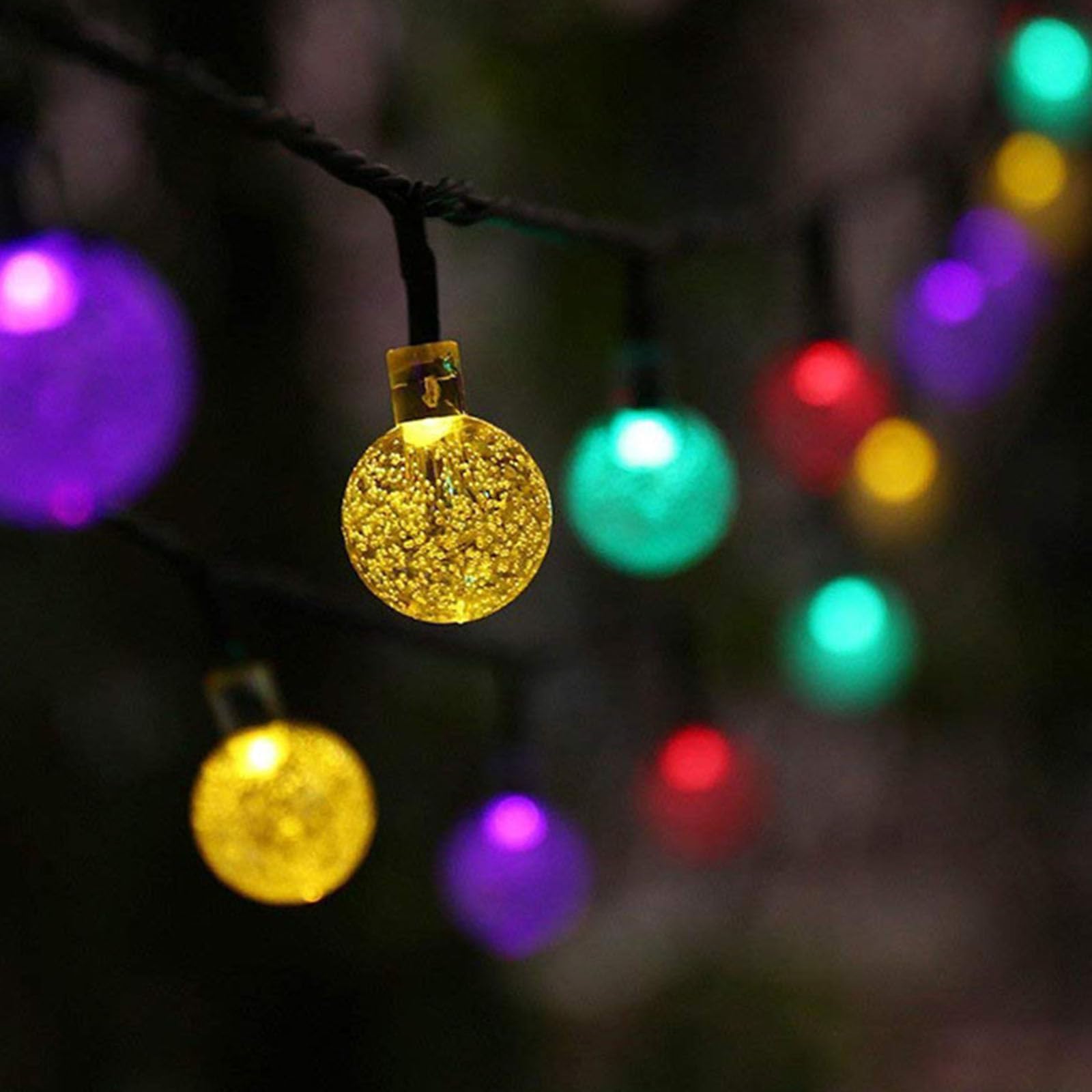 FANSU Catene Luminose da Esterno Solari,Catena Luci Luminosa Esterno Giardino IP65 Impermeabile Luci da Giardino Solari per Festa Terrazzo Patio Ristorante Recinzione (Luce calda,24mm/200LED/22M)