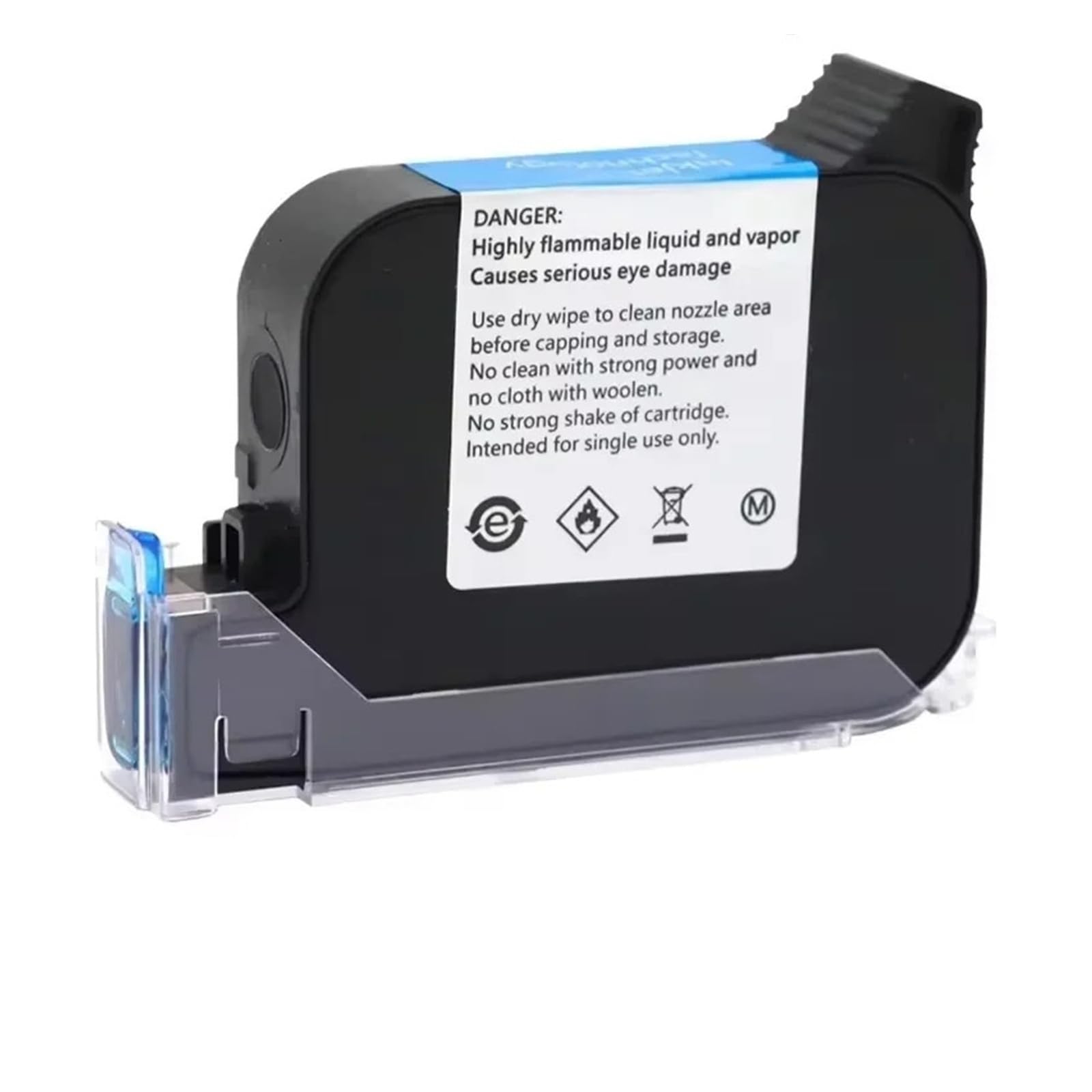 Impresora de inyección de tinta portátil de 12,7 mm, 2588 números de fecha, fecha de caducidad, logotipo, código QR, código de lote, fecha de caducidad, impresora de etiquetas de 12,7 mm, 28 idiomas M