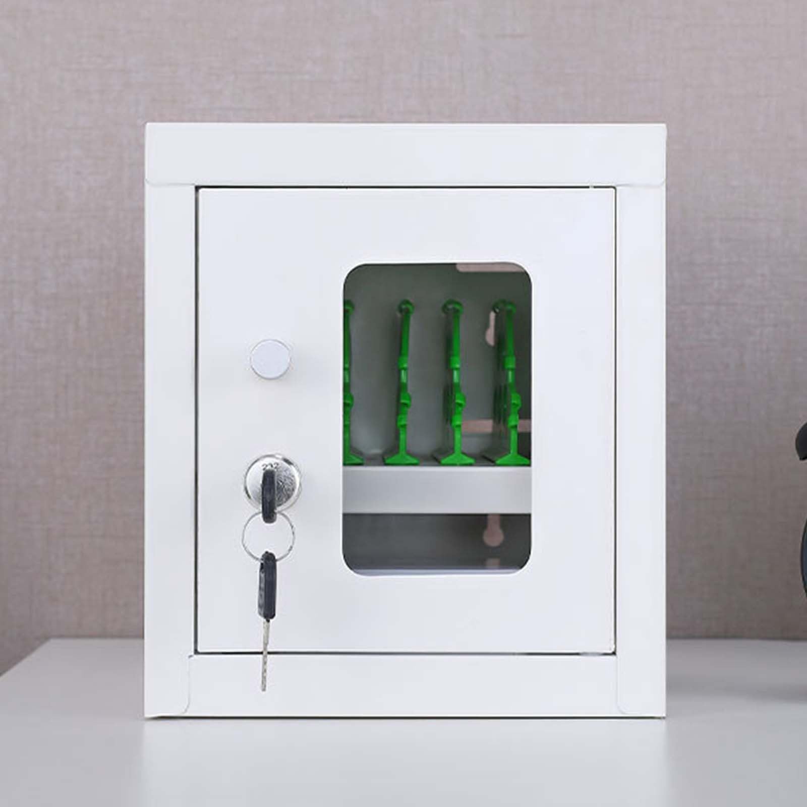 Carrello di ricarica elettronico con gestione dei cavi per archiviazione in ufficio e aula, soluzione di sicurezza e organizzazione del dispositivo di blocco