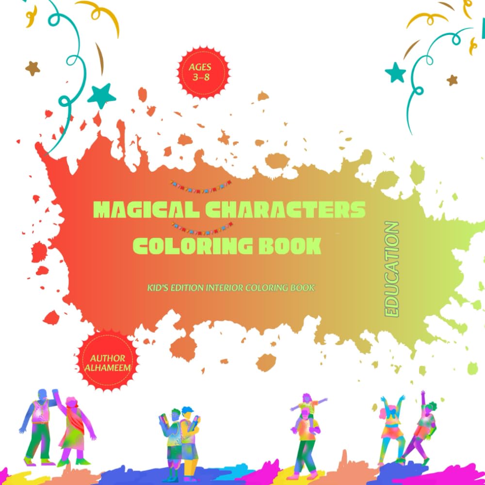 Magical Characters Coloring Book for Kids Ages 3–8: A Magical Journey of Coloring for Young Artists and Imaginative Kids