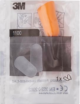 3M 1100 Earplugs 37Db-20 Pairs
