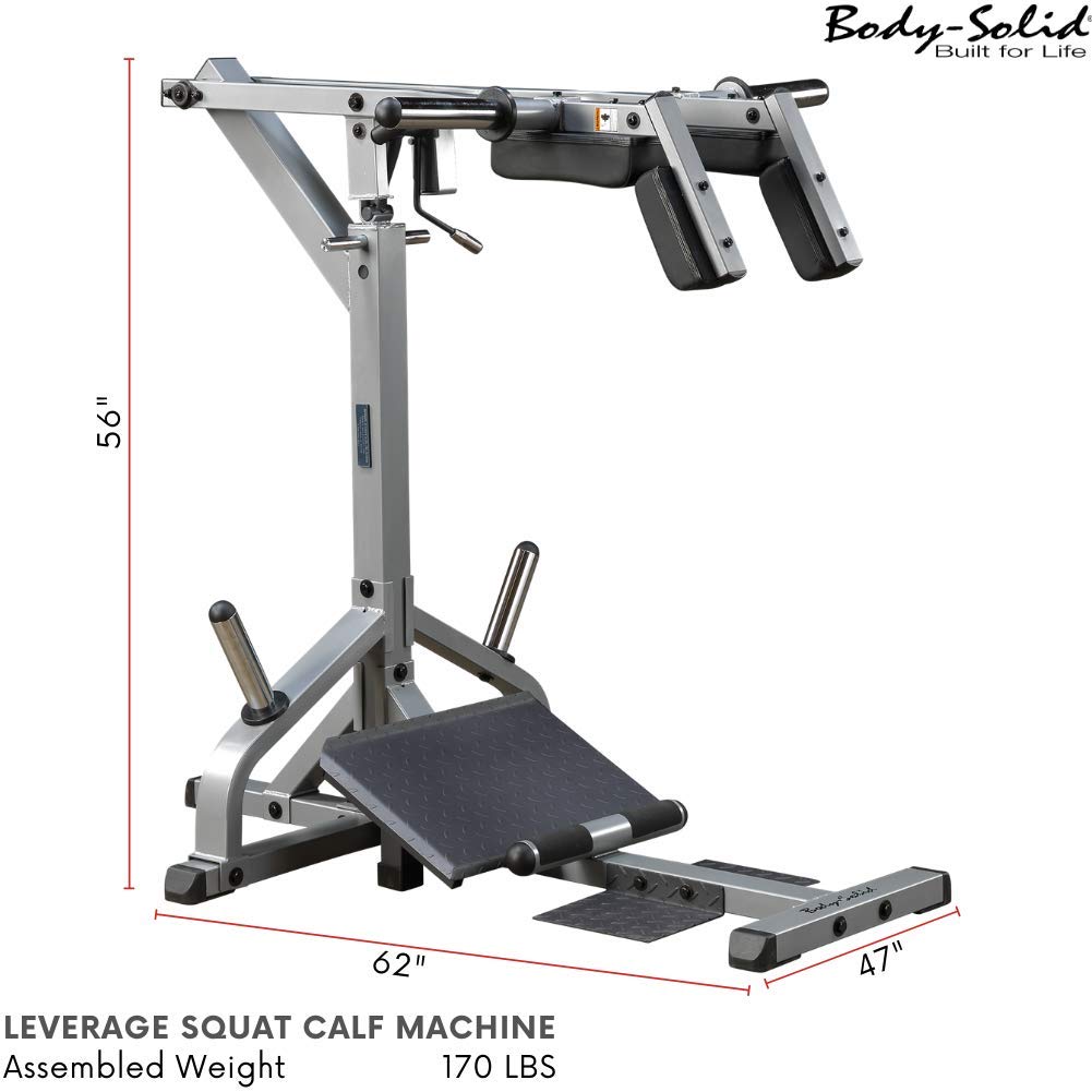 Body-Solid Leverage Squat/Calf Machine