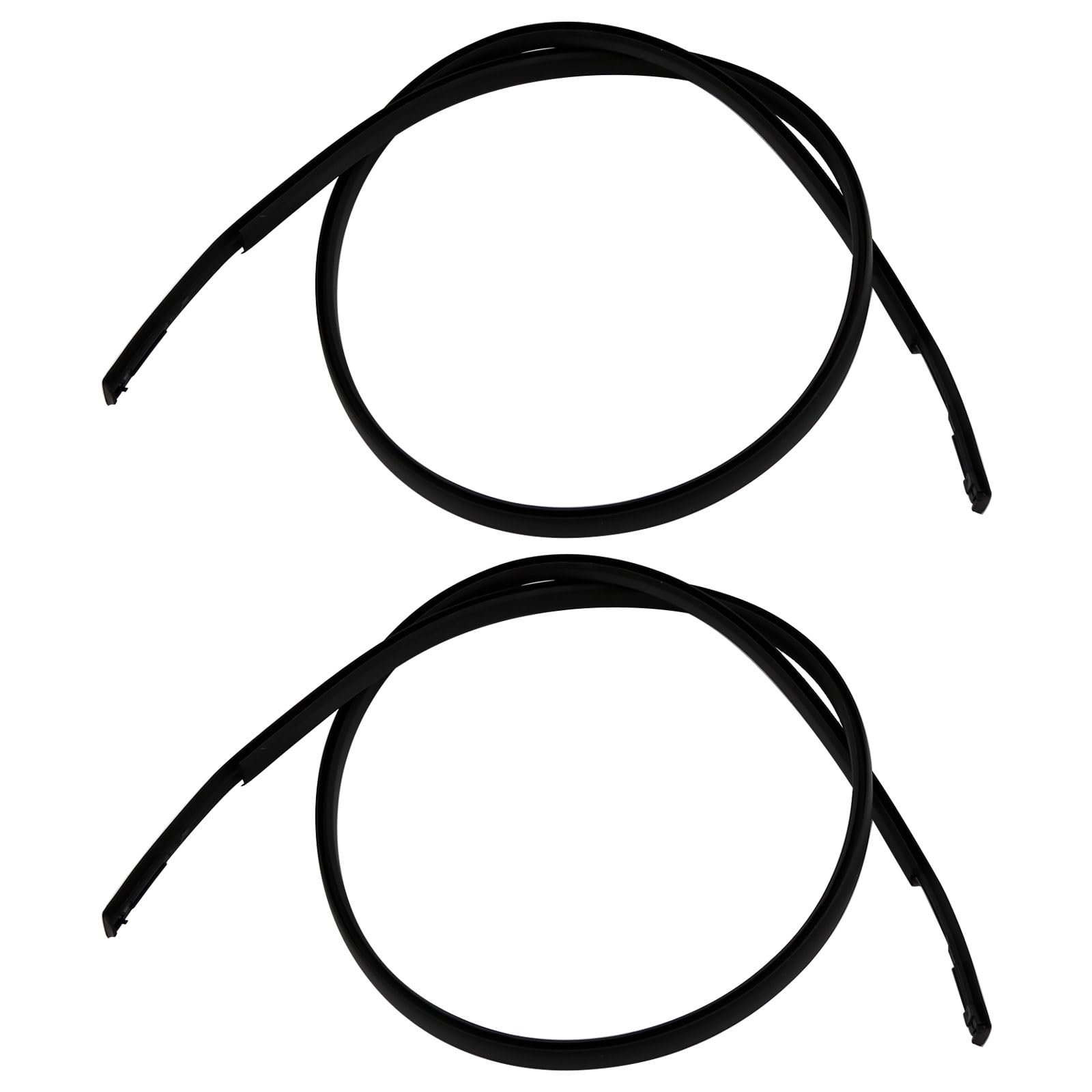 UOIENRT 2Pcs 75551-52130 Roof Drip Trim Strips, Roof Drip Moulding Side Finish Strip Replacement for Toyota Yaris Hatchback 2006-2011(Front Left and Driver Side)