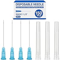 Vista 16 de TENKAIWICK Paquete de 150 agujas de calibre 29 de 1/2 pulgada, agujas estériles desechables para inyección Luer Lock, accesorios de laboratorio