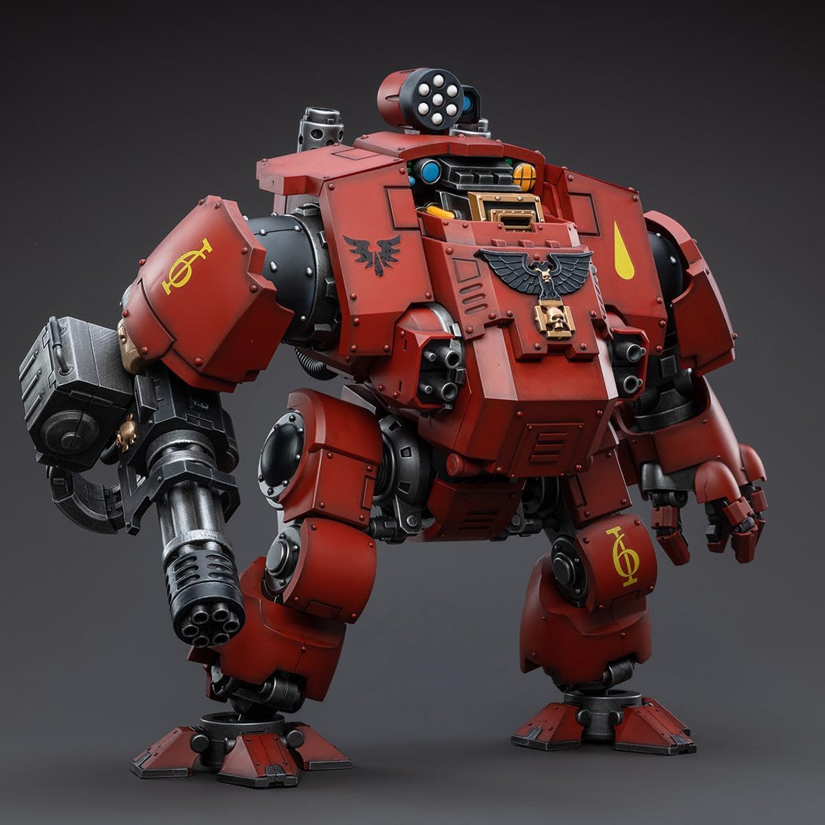 TOYVERSE JOYTOY 1/18 Actionfigur Warhammer 40.000, Blood Angels Redemptor Dreadnought Lorenzo Gabrata, Mobile Gelenke Charaktermodell, 15 Jahre und älter