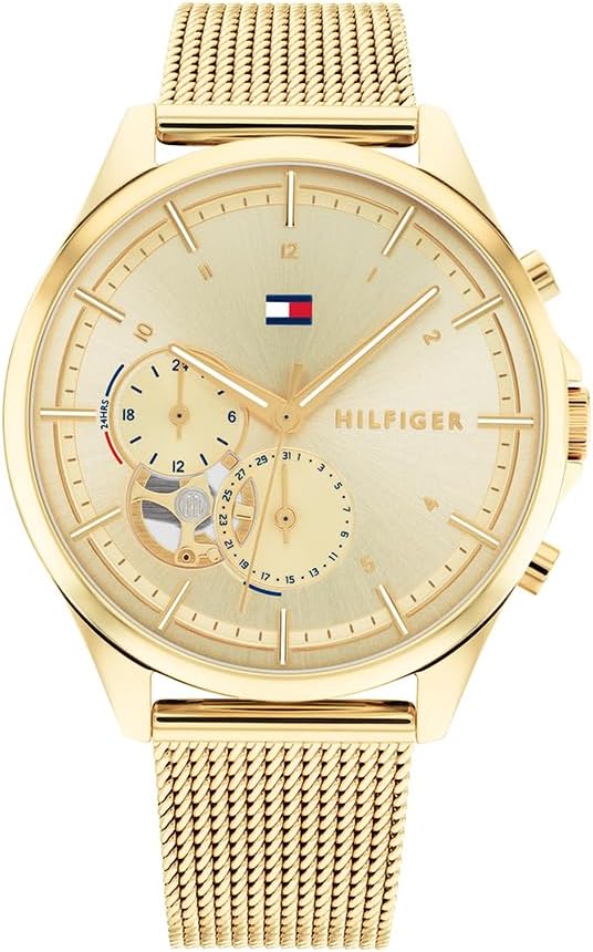 Tommy Hilfiger Reloj Analógico de Cuarzo Multifunción para Mujer con Correa de Acero Inoxidable oferta Amazon