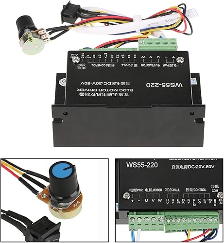 Miniatura 2 de Controlador del controlador del motor,DC 48V 500W CNC sin escobillas husillo BLDC controlador de motor controlador,Controlador de motor paso a paso